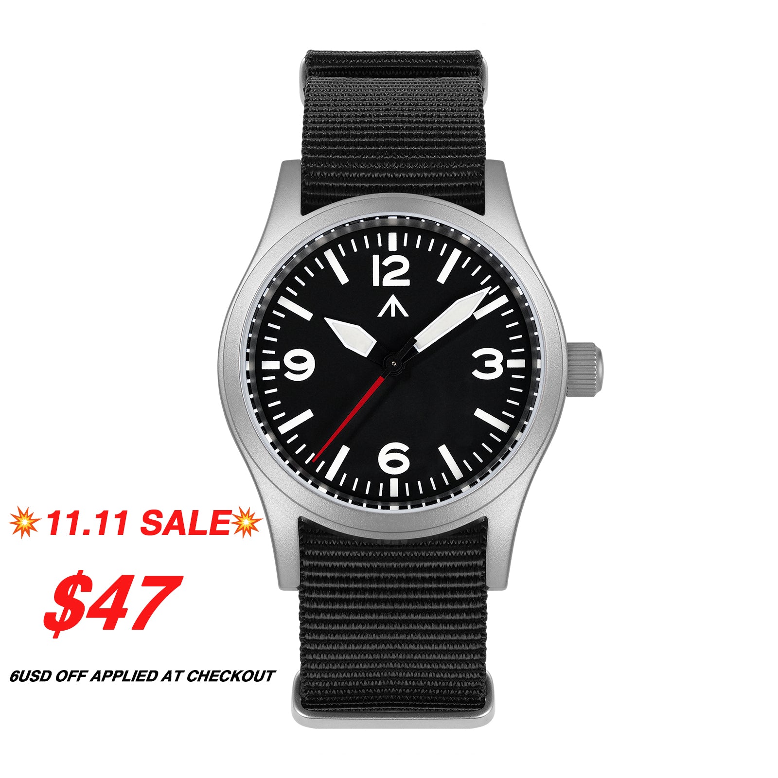 ★★11.11 SALE★★Militado 38mm Field Watch ML05 369 Dial