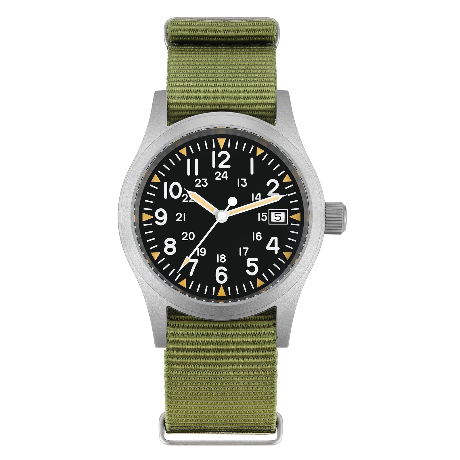 ★SuperOfertas ★Militado 38mm Reloj militar de campo con cristal de zafiro ML05