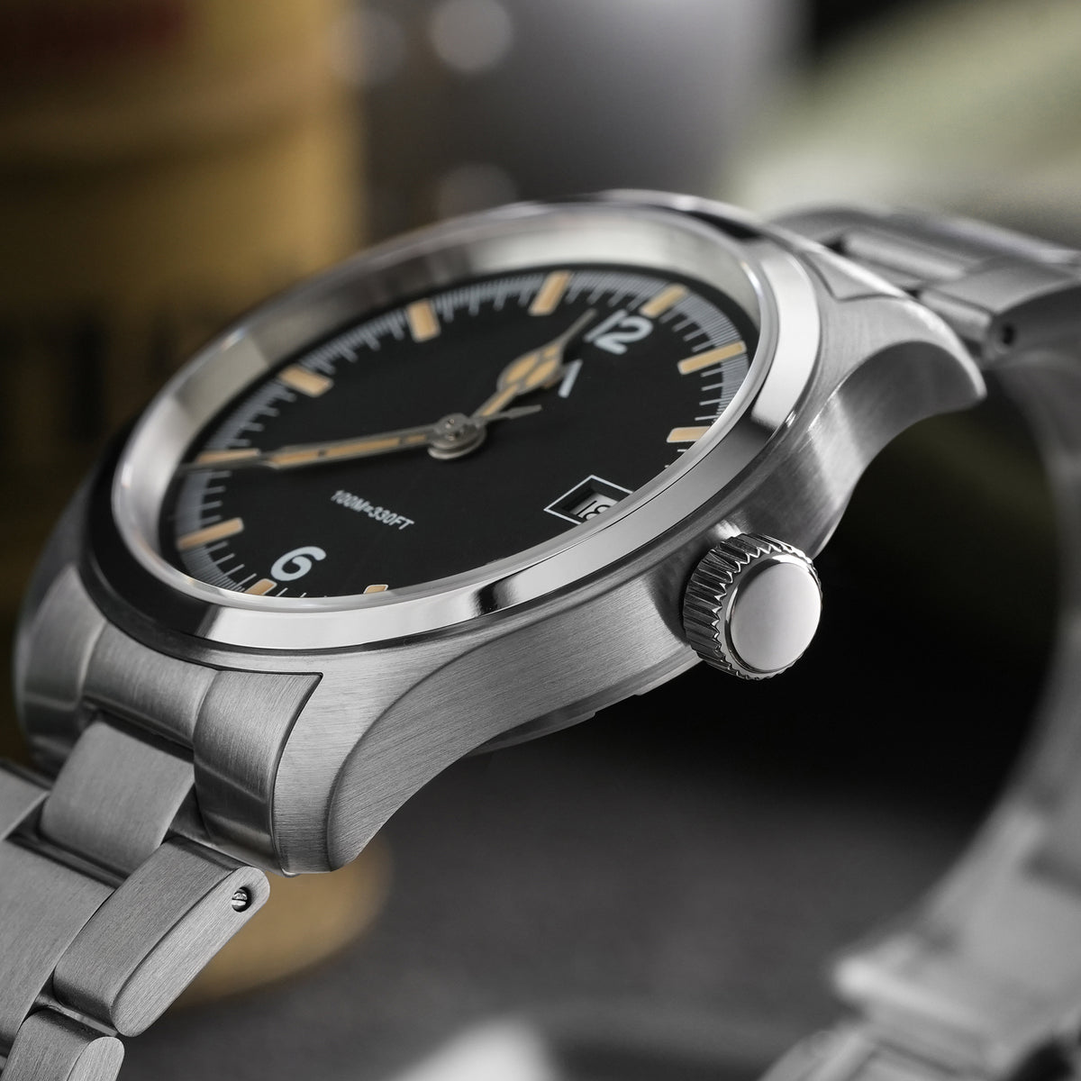 💥New Released💥Militado 38mm Field Watch Ronda 515 Movt Watch ML08