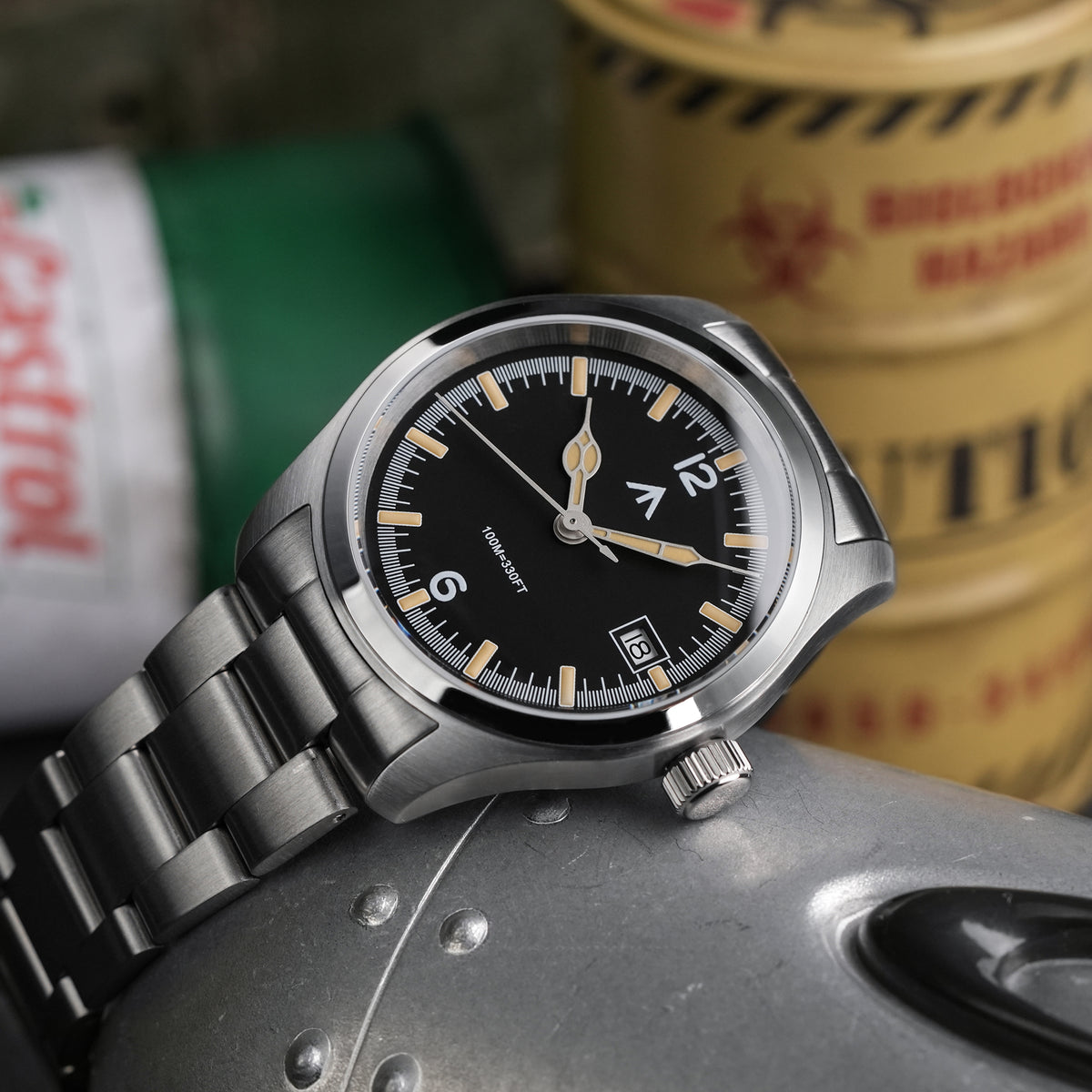 💥New Released💥Militado 38mm Field Watch Ronda 515 Movt Watch ML08