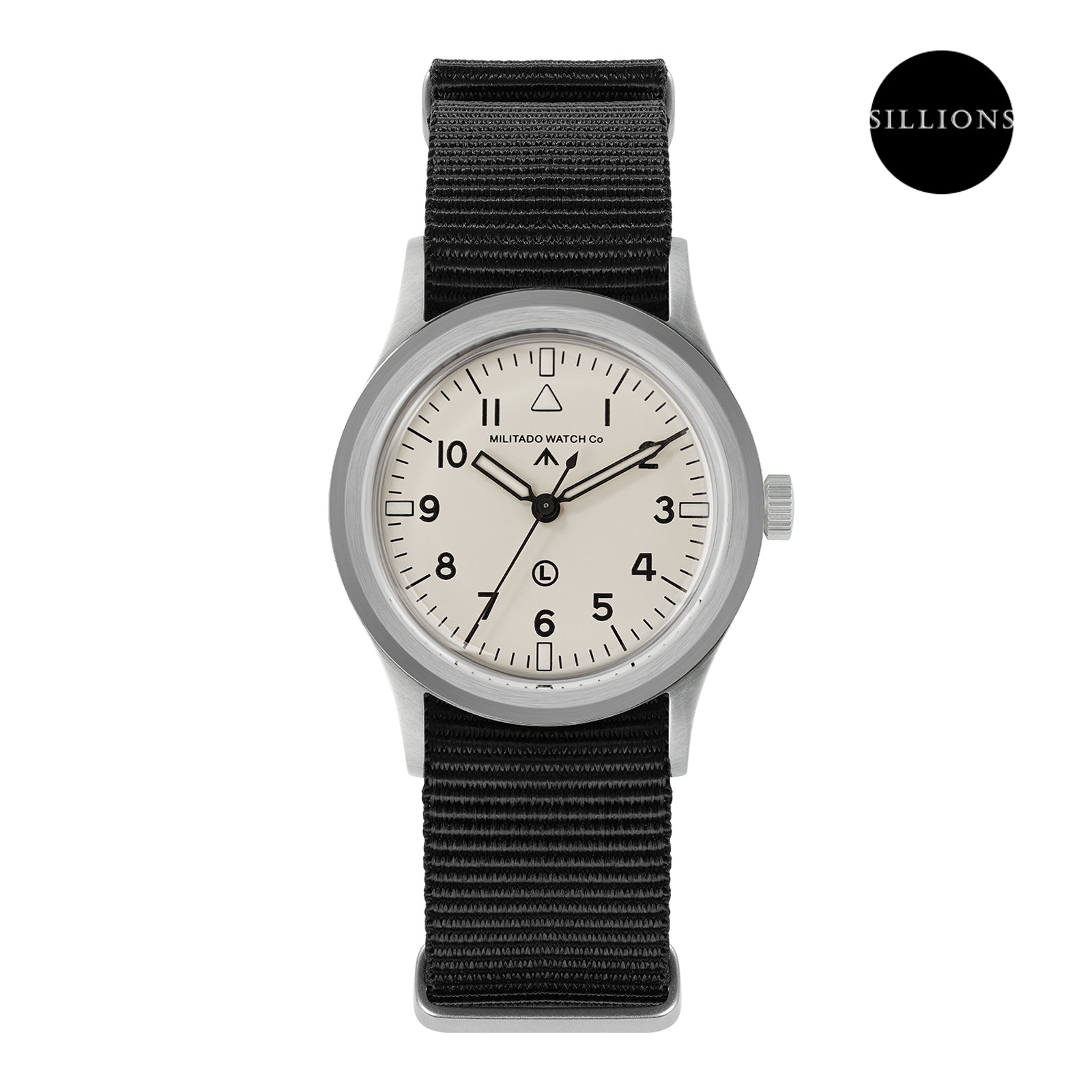 ★11.11 Sale★Militado 36mm Retro Military Watch VH31/VH65 Sweeping Hand ML14 V2