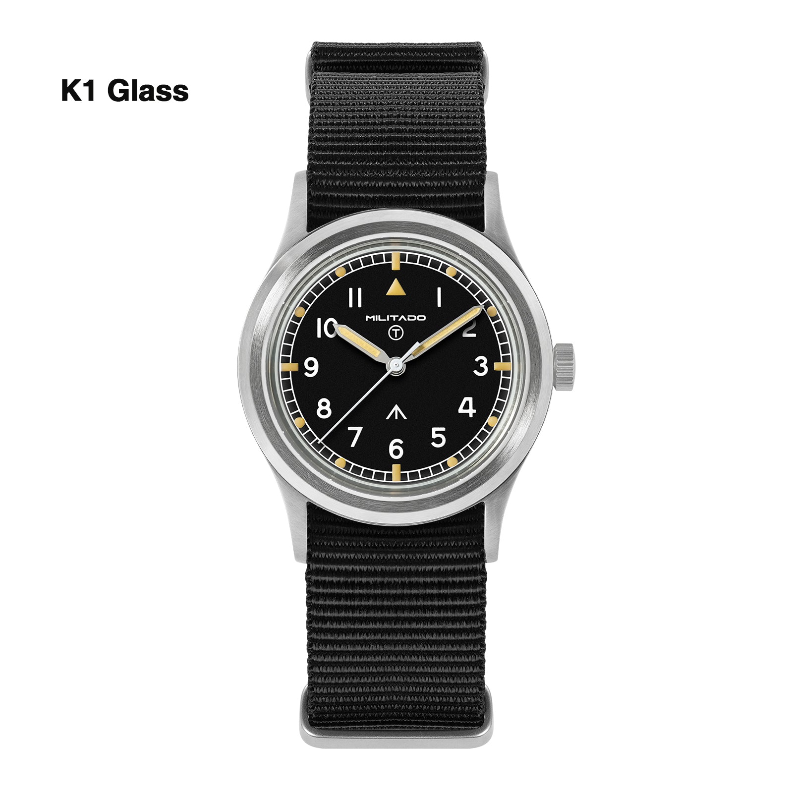 ★SuperOfertas ★Militado 38mm Reloj militar de campo con cristal de zafiro ML05