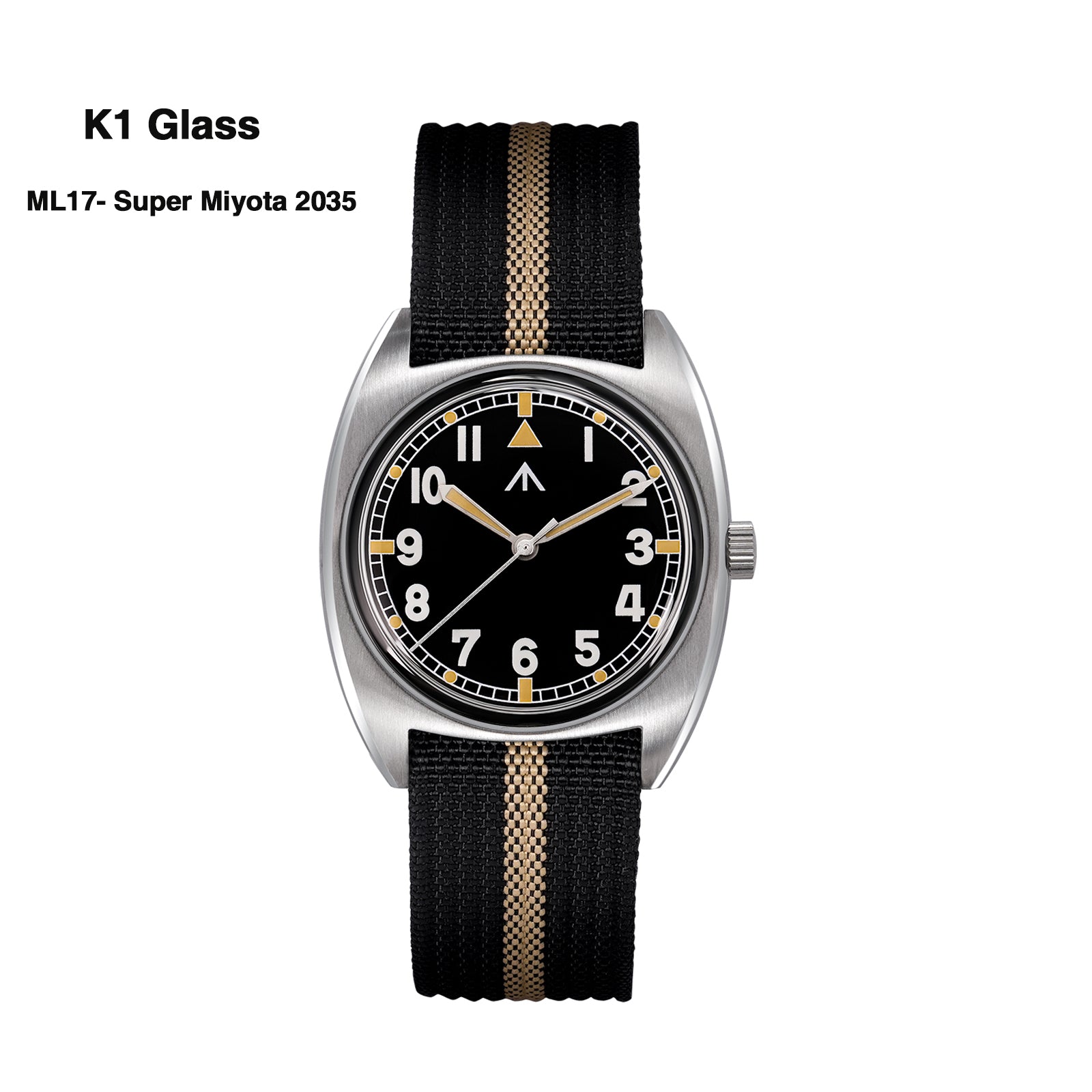 ★New Released★Militado Vintage 36mm Military Watch W10 Remake ML17