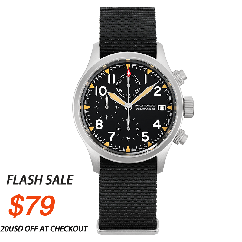 Militado Retro VK67 Quartz Chronograph Watch ML1868