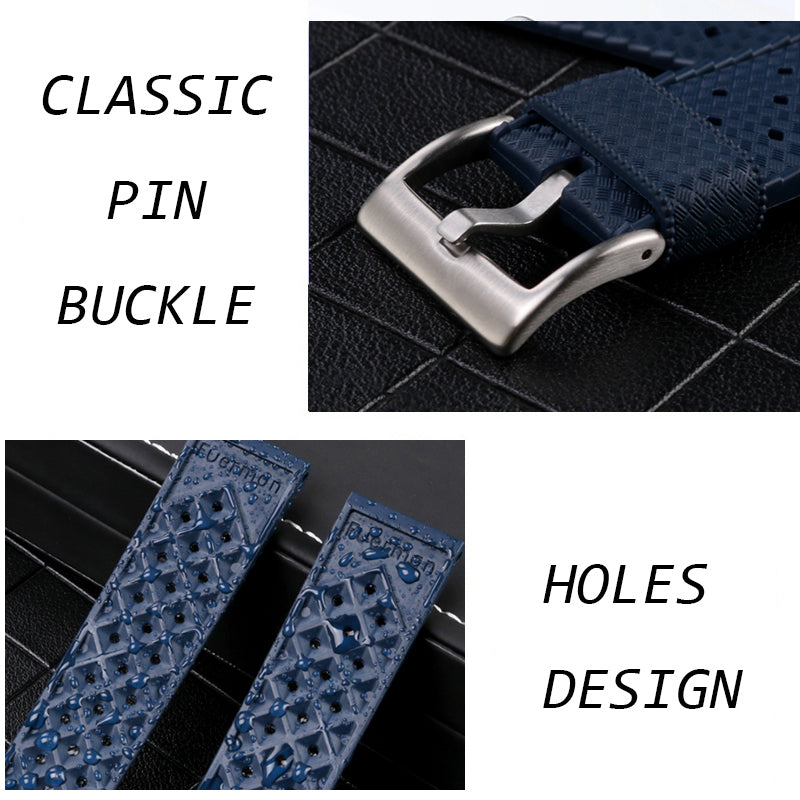 ★Flash Sale★Vintage Tropic Rubber Dive Watch Strap