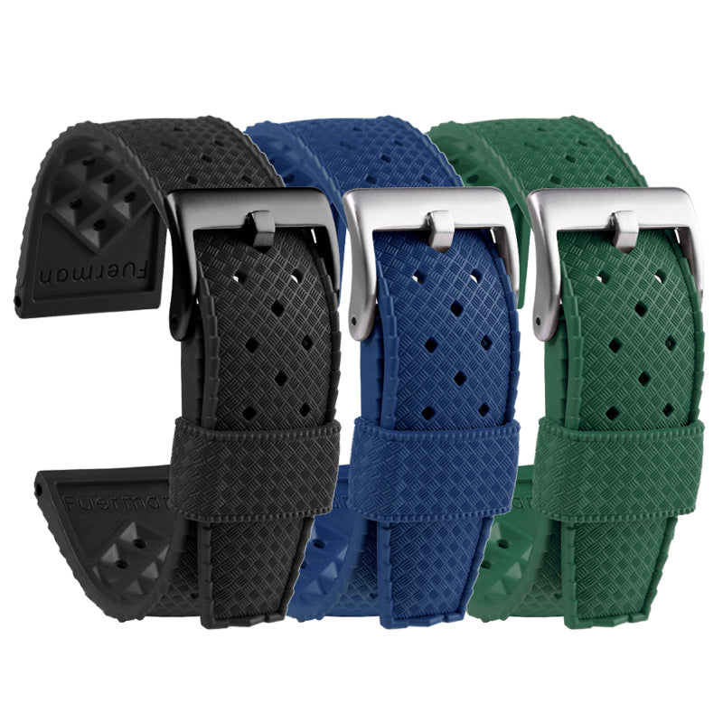 ★Flash Sale★Vintage Tropic Rubber Dive Watch Strap