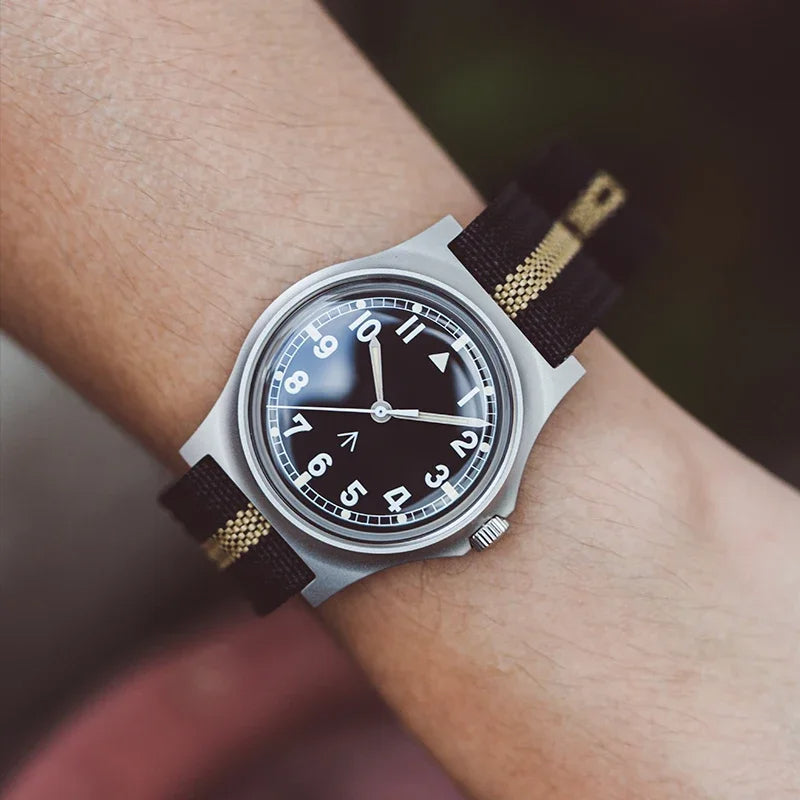 ★Black Friday★RDUNAE Retro Military 36.8mm Men Watch