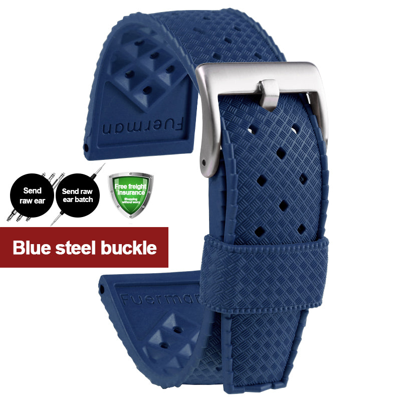 ★Flash Sale★Vintage Tropic Rubber Dive Watch Strap