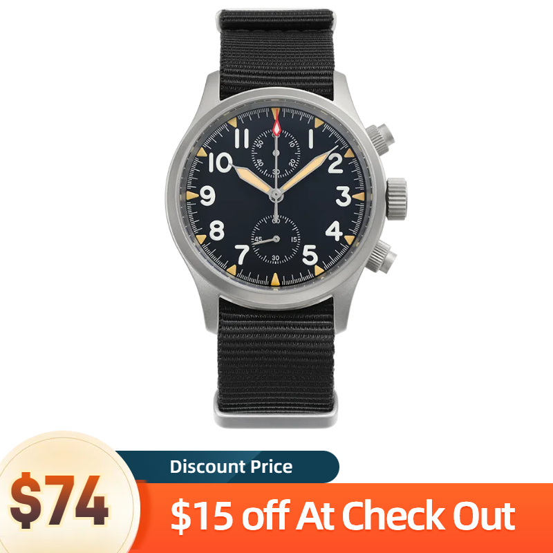 11 11 Lighting Deals Militado Retro VK61 Quartz Chronograph Watch ML1 11-11-lighting-deals-militado-retro-vk61-quartz-chronograph-watch-ml1