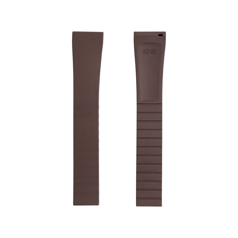 Cut-to-Size FKM Rubber Watch Strap 18mm/20mm/21mm/22mm