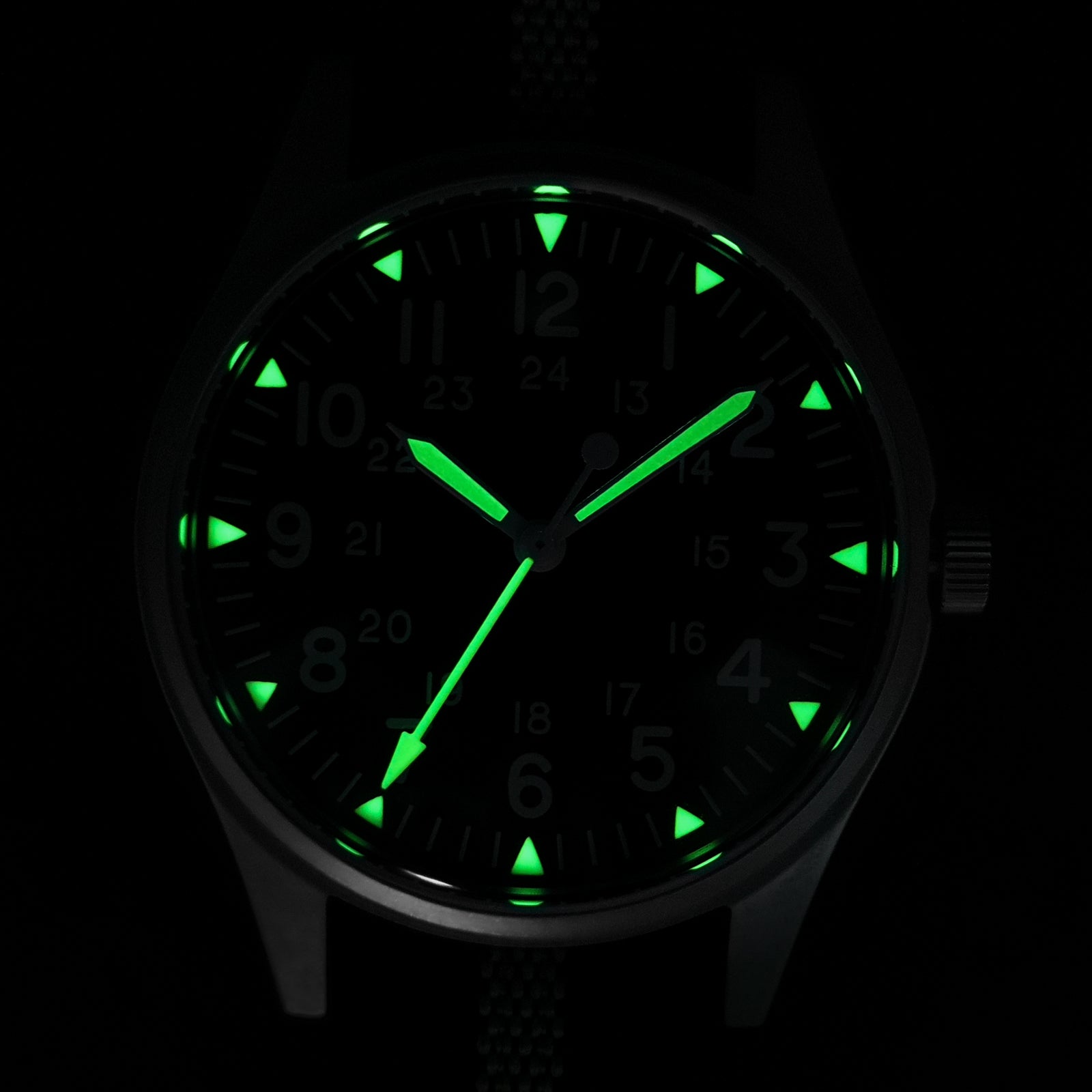 ★SuperOfertas ★Militado 36mm Reloj militar de campo color caqui