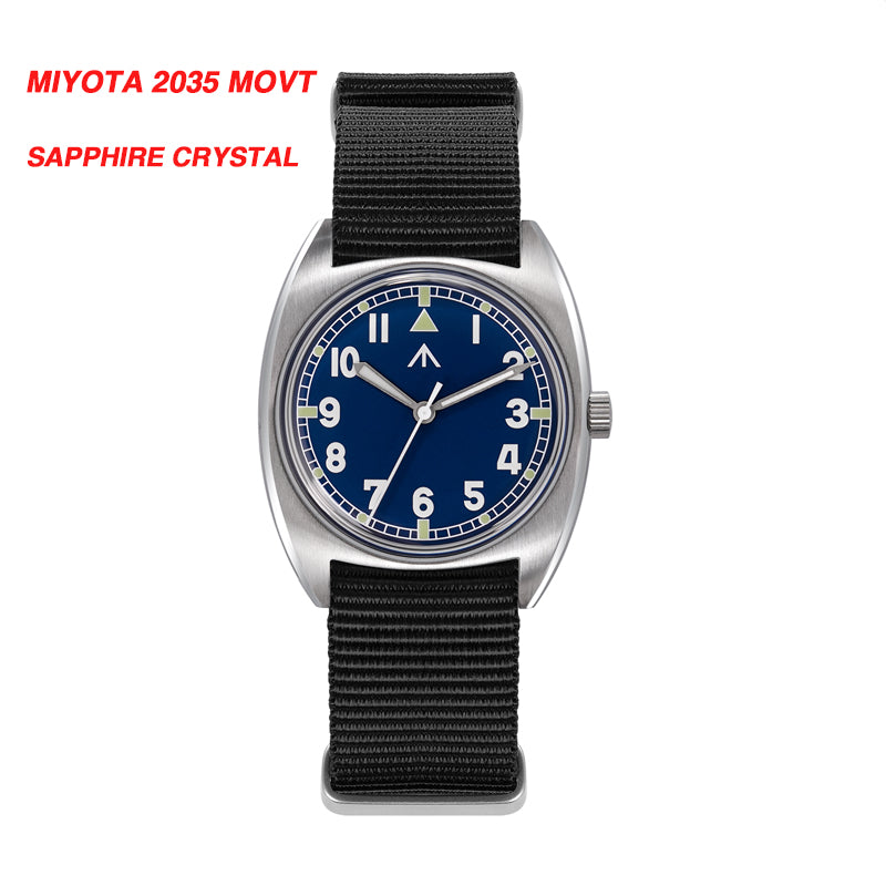 ★SuperOfertas ★Militado 38mm Reloj militar de campo con cristal de zafiro ML05
