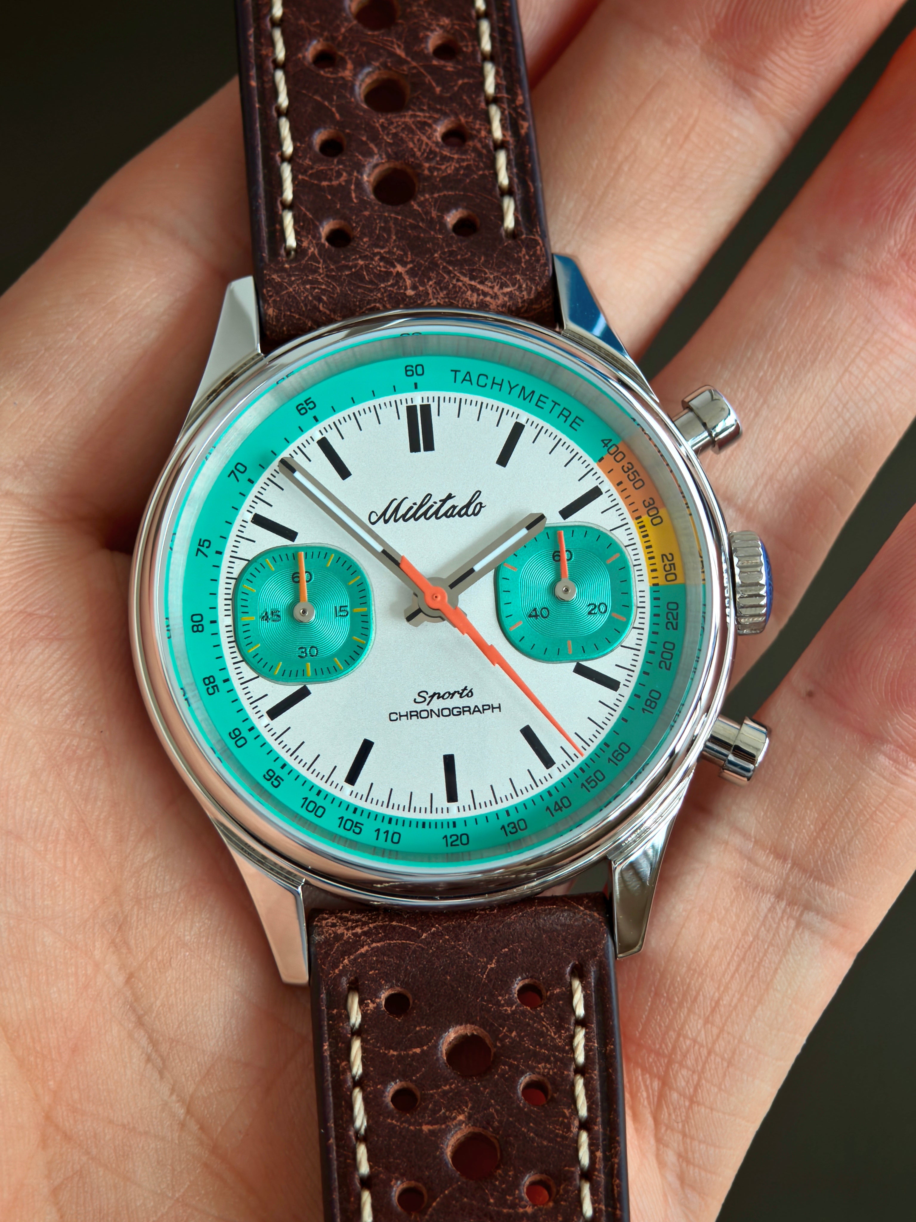 💥Flash Sale💥Militado Miyota 6S21 Chronograph Watch 40mm Men Watch ML23