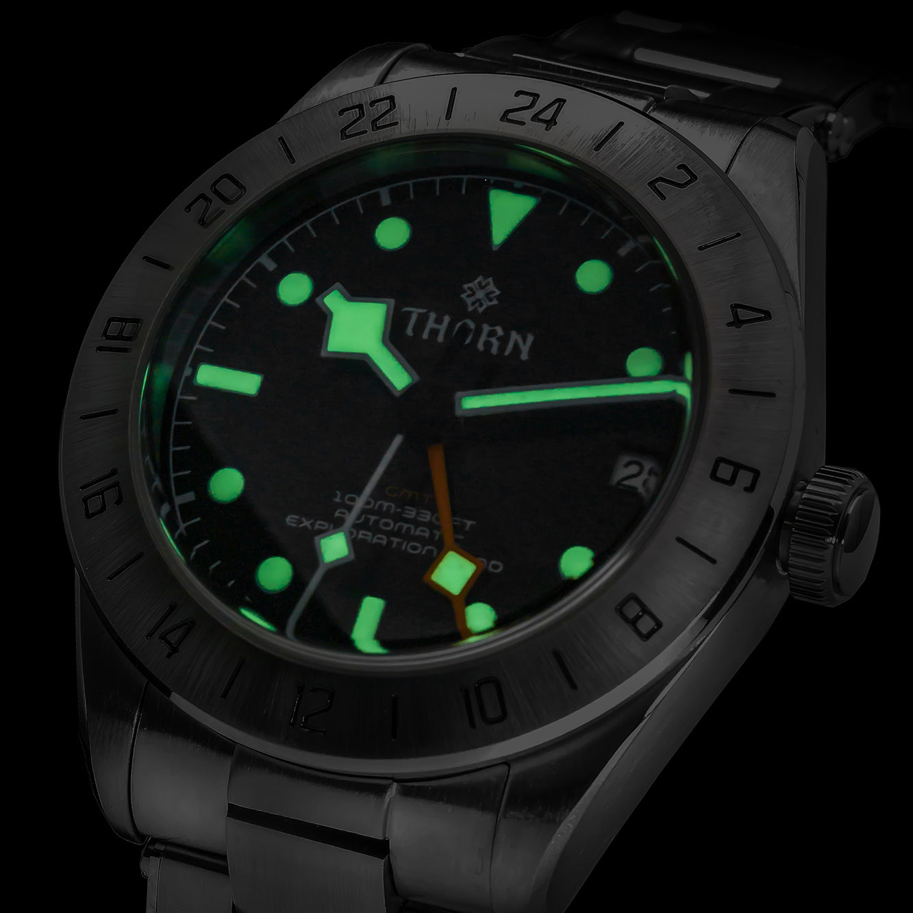 Thorn Vintage NH34 39mm BB GMT Watch