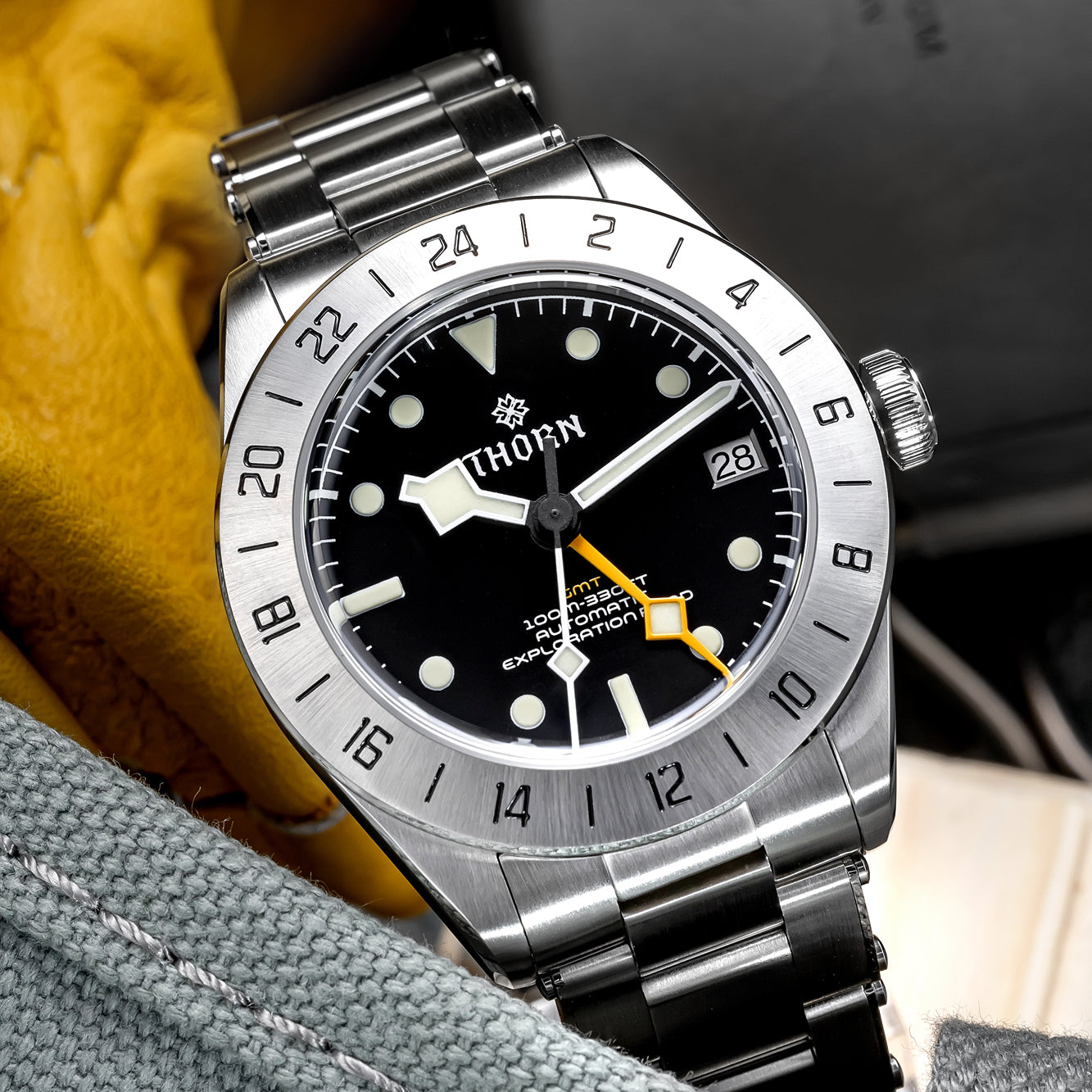 Thorn Vintage NH34 39mm BB GMT Watch