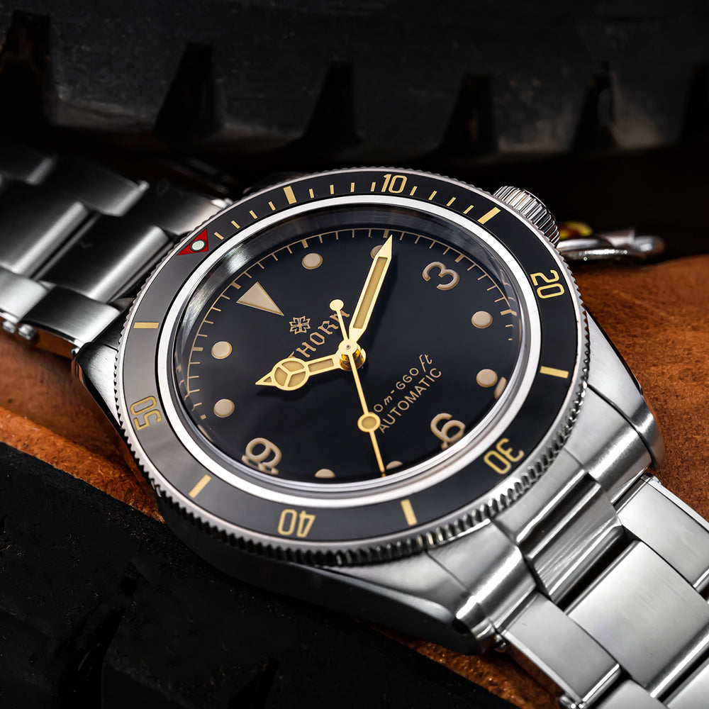 ★Black Friday★Thorn 39mm Diver 6200 Retro Diver Watch