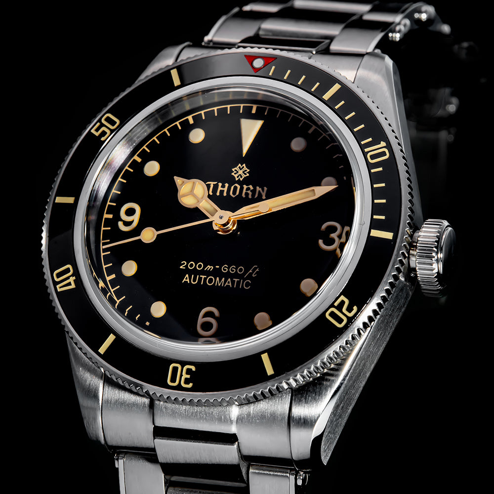 ★Black Friday★Thorn 39mm Diver 6200 Retro Diver Watch