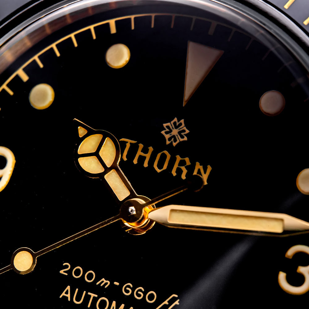 ★Black Friday★Thorn 39mm Diver 6200 Retro Diver Watch