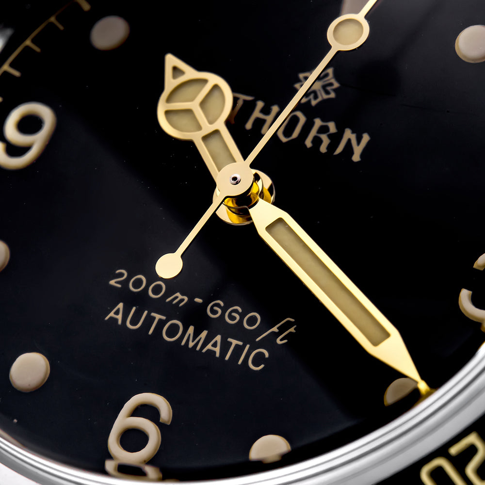 ★Black Friday★Thorn 39mm Diver 6200 Retro Diver Watch