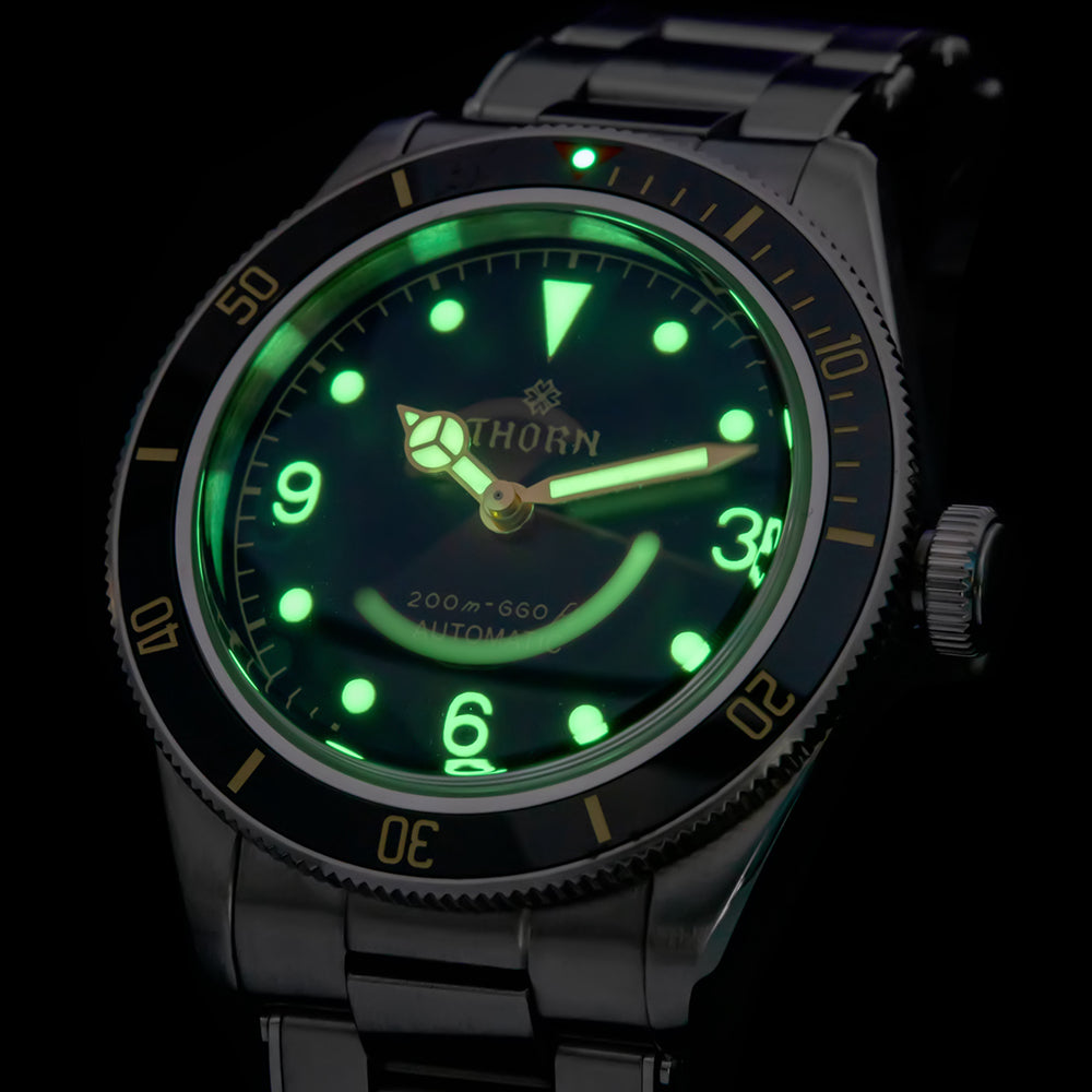 ★Black Friday★Thorn 39mm Diver 6200 Retro Diver Watch