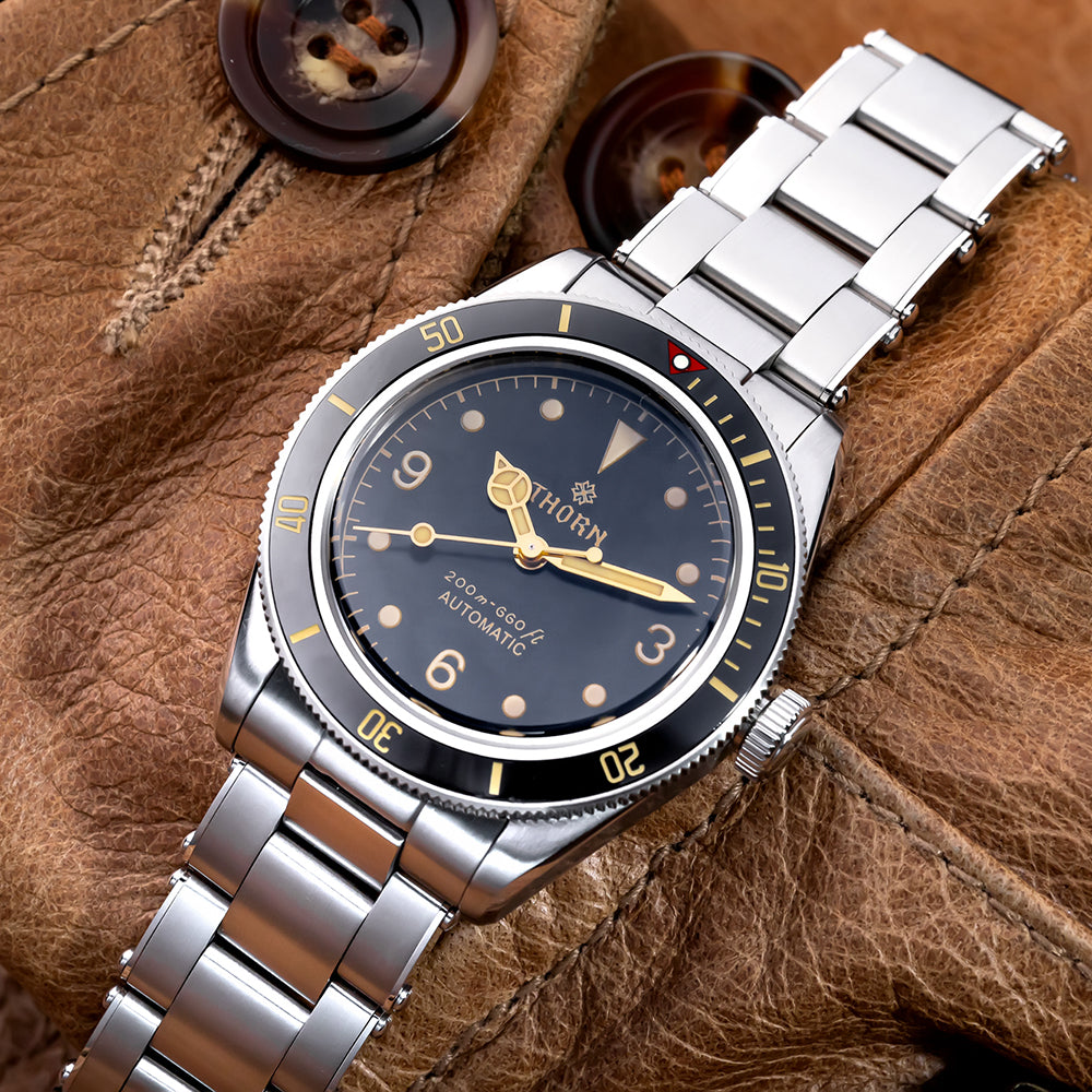 ★Black Friday★Thorn 39mm Diver 6200 Retro Diver Watch