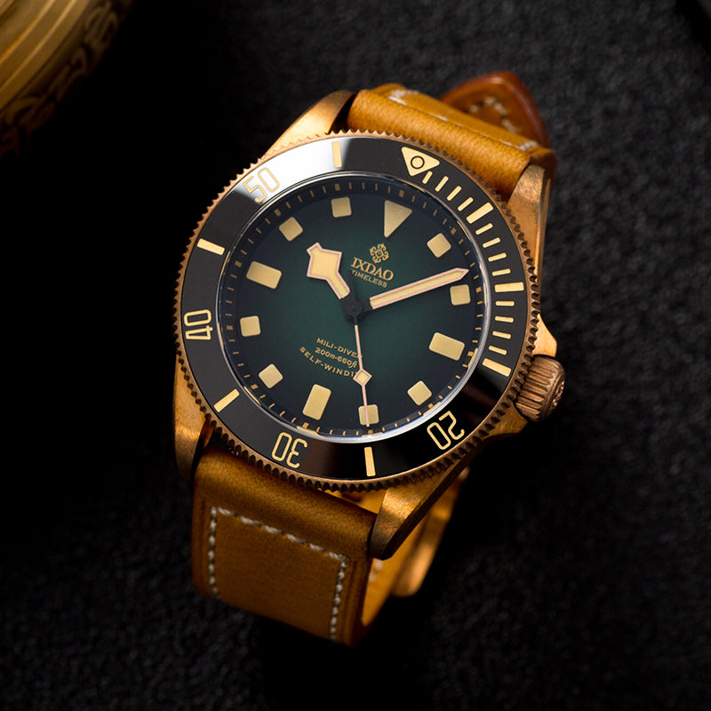 IXDAO Bronze 39mm Automatic Dive Watch