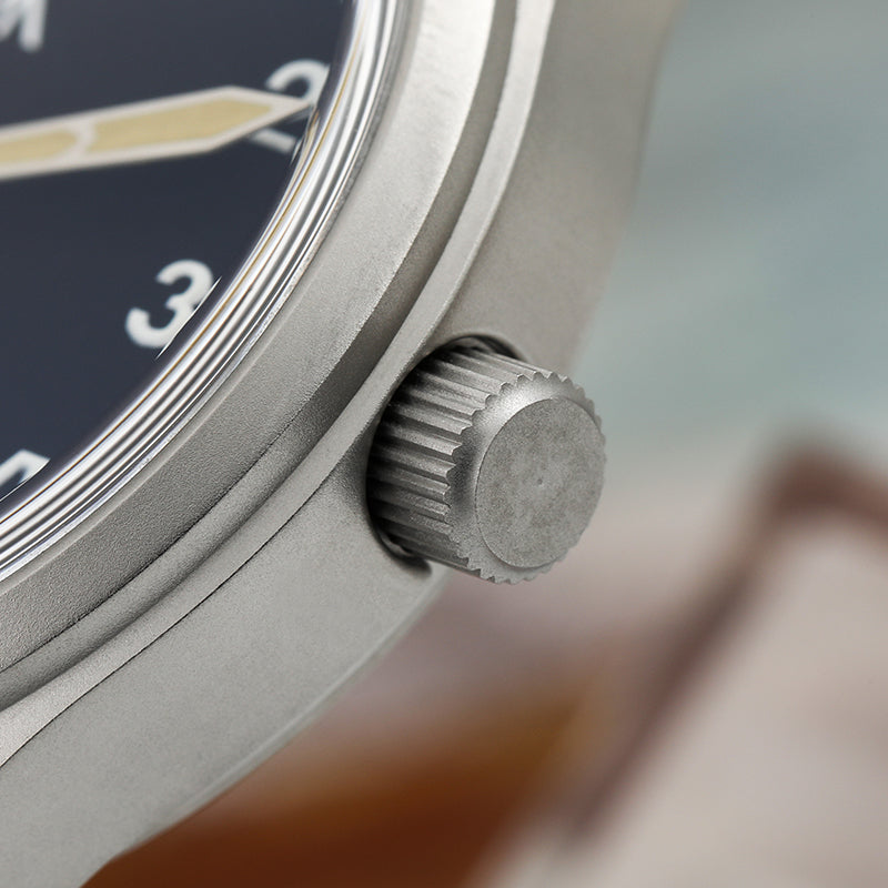 Reloj de campo de cuarzo Militado 36 mm D12 - Manecillas tipo catedral