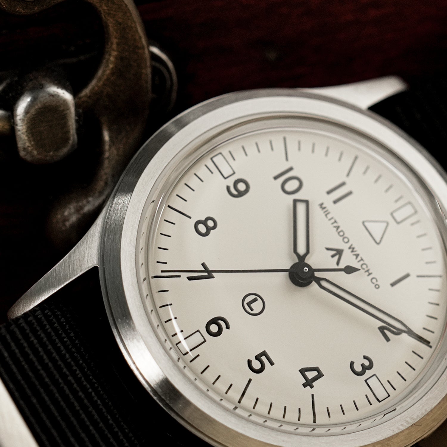 ★11.11 Sale★Militado 36mm Retro Military Watch VH31/VH65 Sweeping Hand ML14 V2