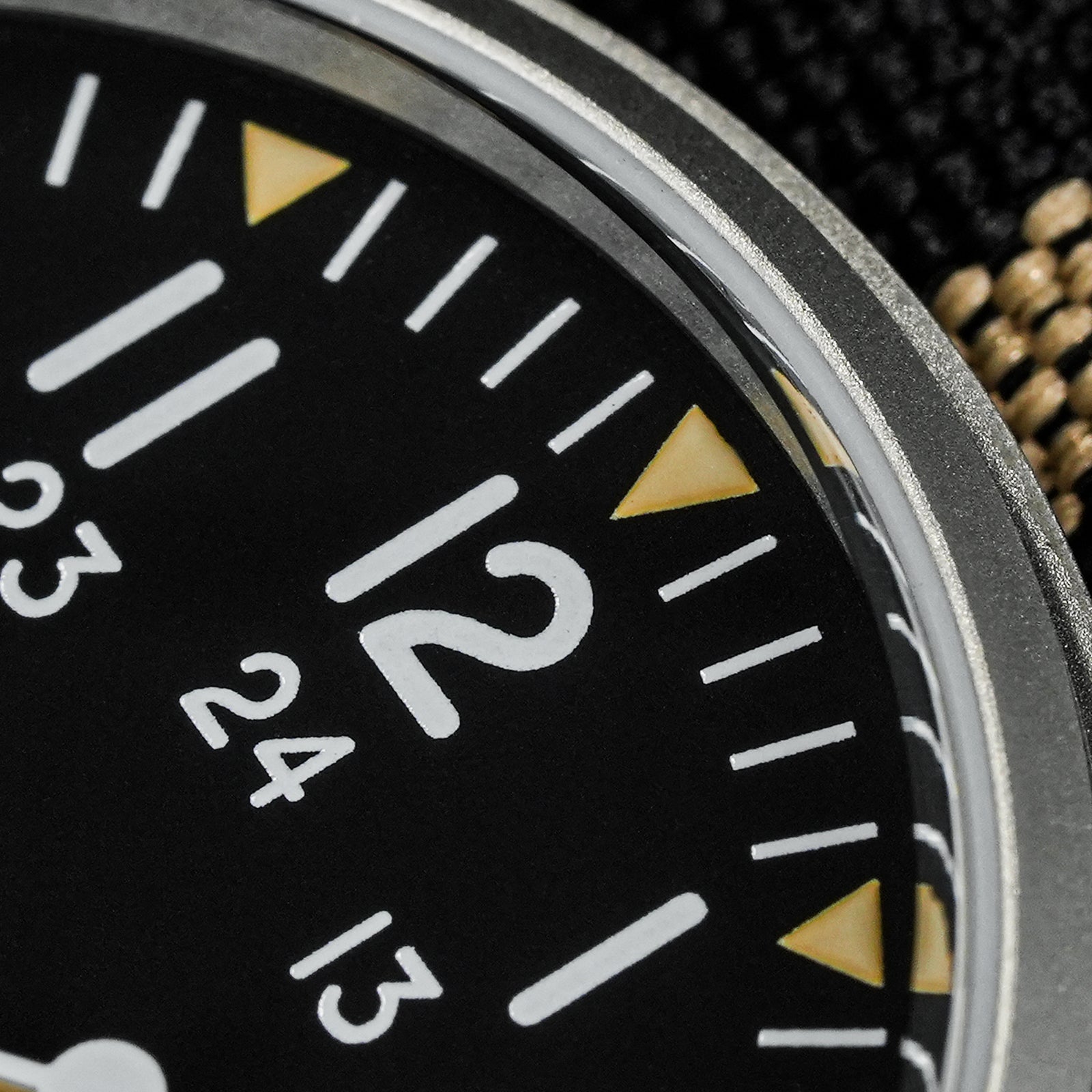 ★SuperOfertas ★Militado 36mm Reloj militar de campo color caqui