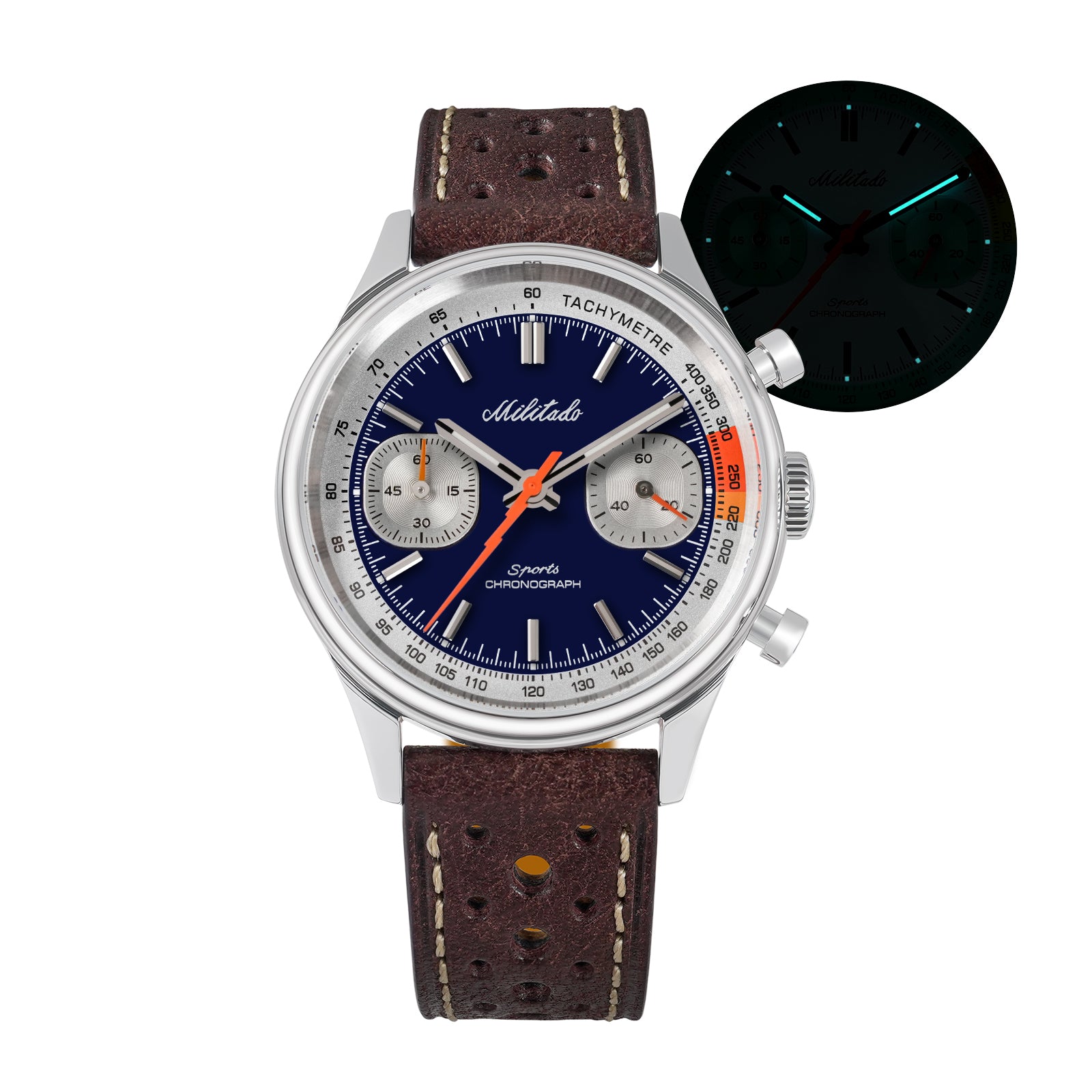 💥Flash Sale💥Militado Miyota 6S21 Chronograph Watch 40mm Men Watch ML23