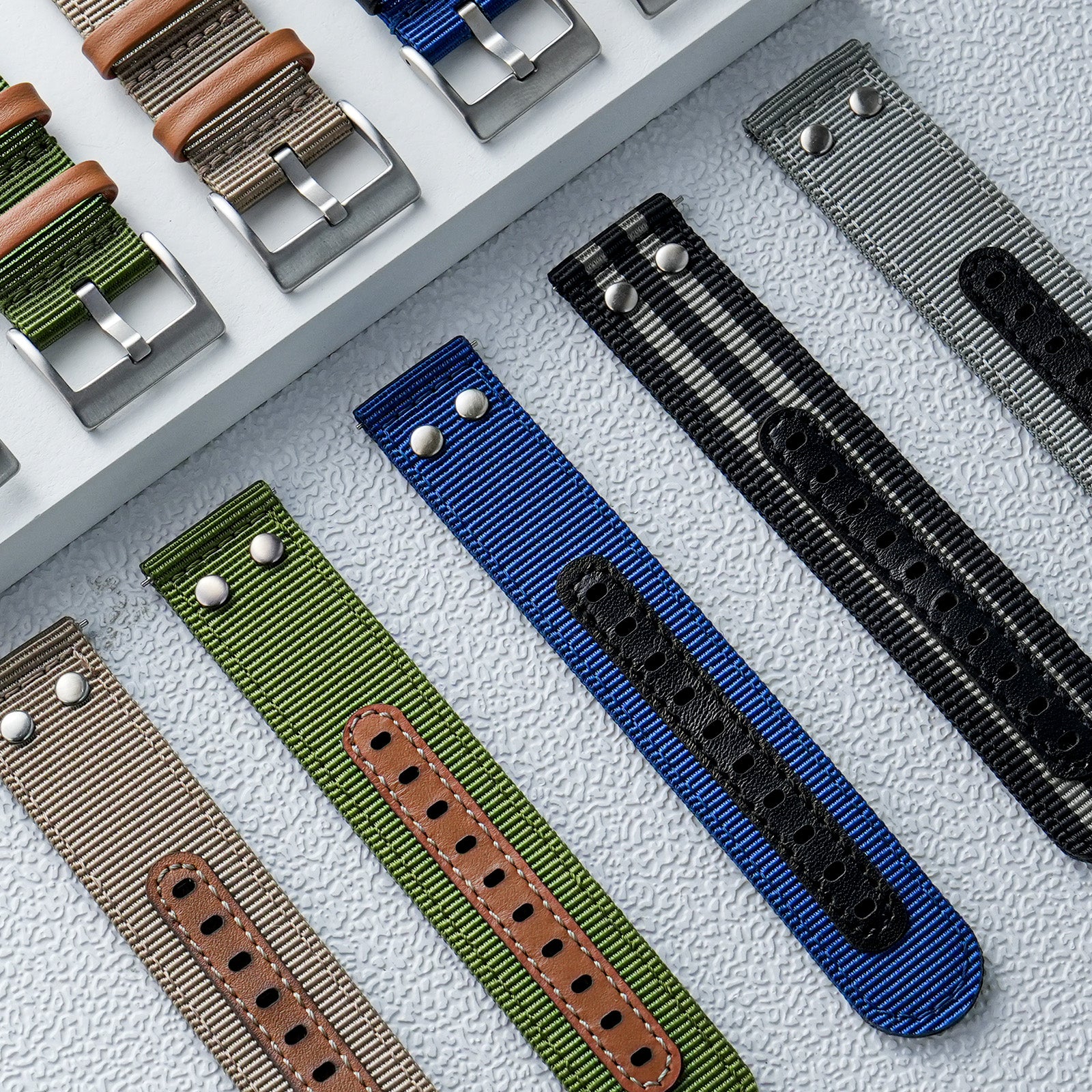 Militado Easy Release Nylon Watch Strap  20mm/22mm