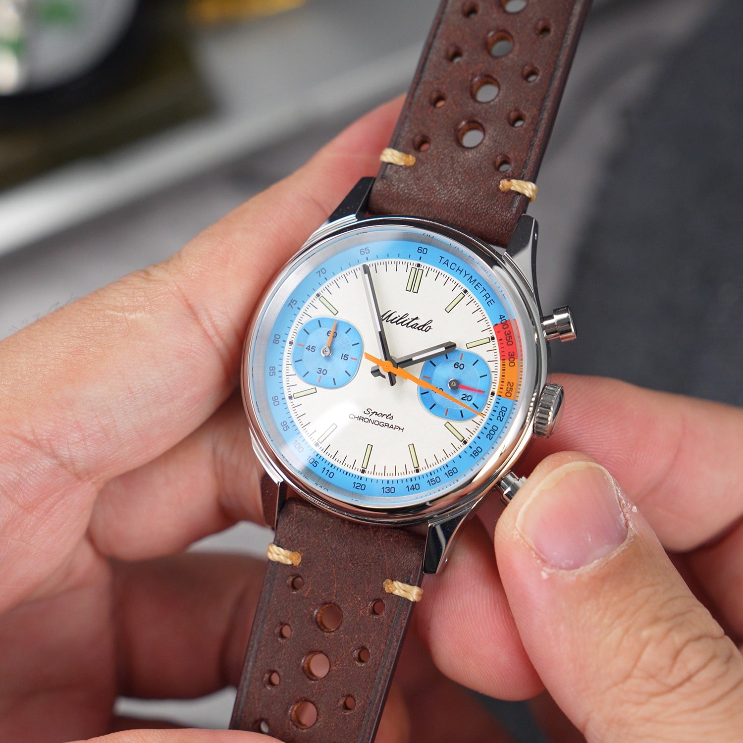 💥Flash Sale💥Militado Miyota 6S21 Chronograph Watch 40mm Men Watch ML23