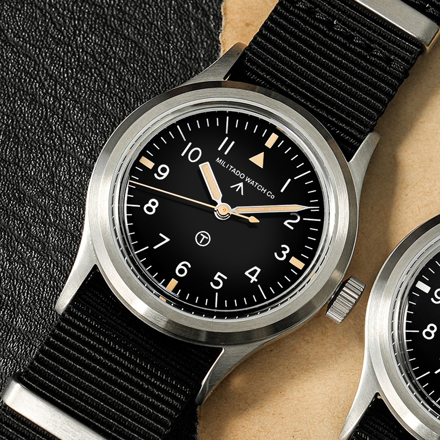 💥Spring Sale💥Militado 36mm Retro Military Watch VH31/VH65 Sweeping Hand ML14 V2