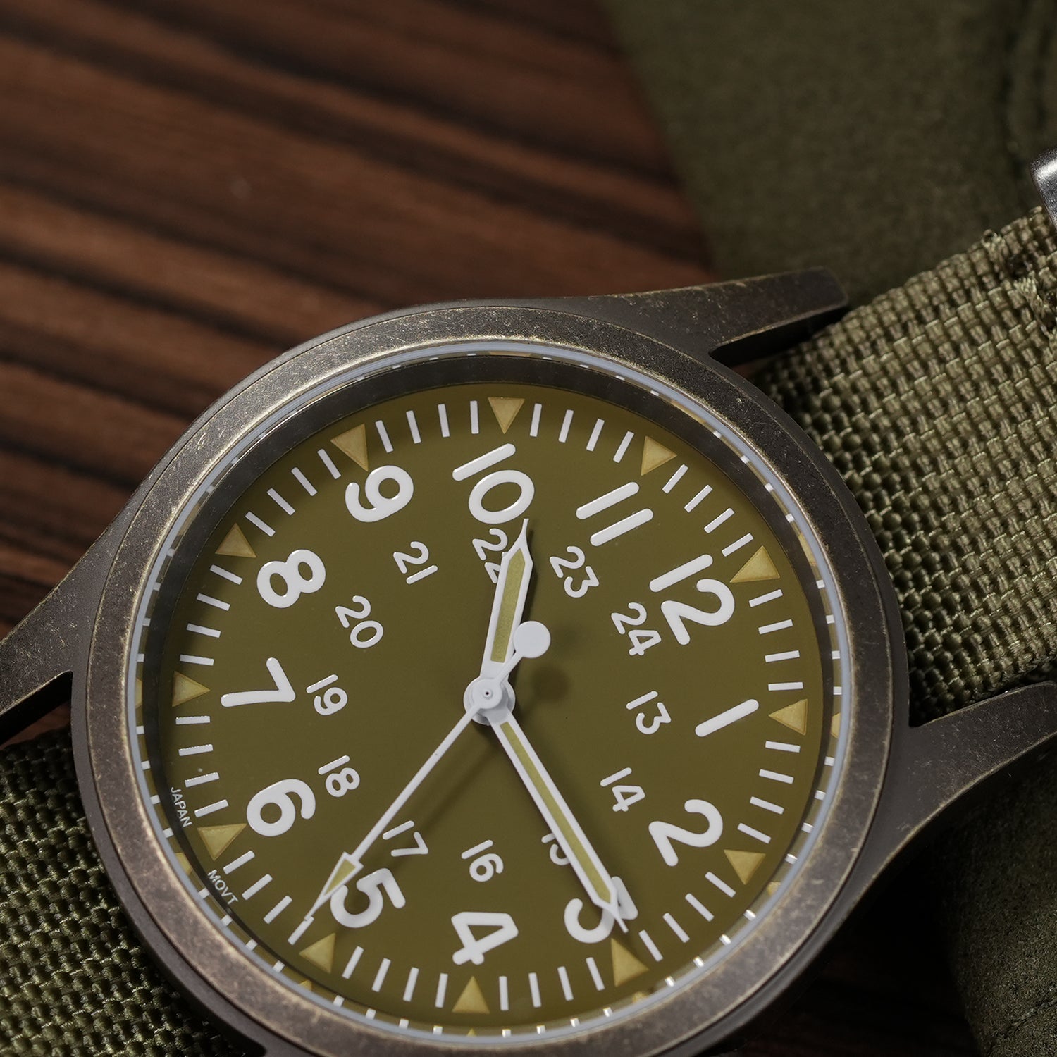 💥Spring Sale💥Militado 38mm Sapphire Crystal Field Military Watch ML05