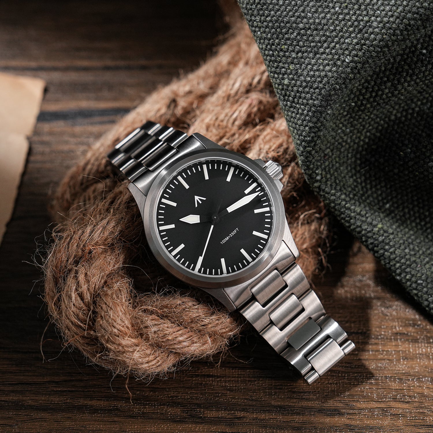 ★11.11 Sale★Militado 36mm Field Watch VH31 Sweeping Movt Men Watch ML18