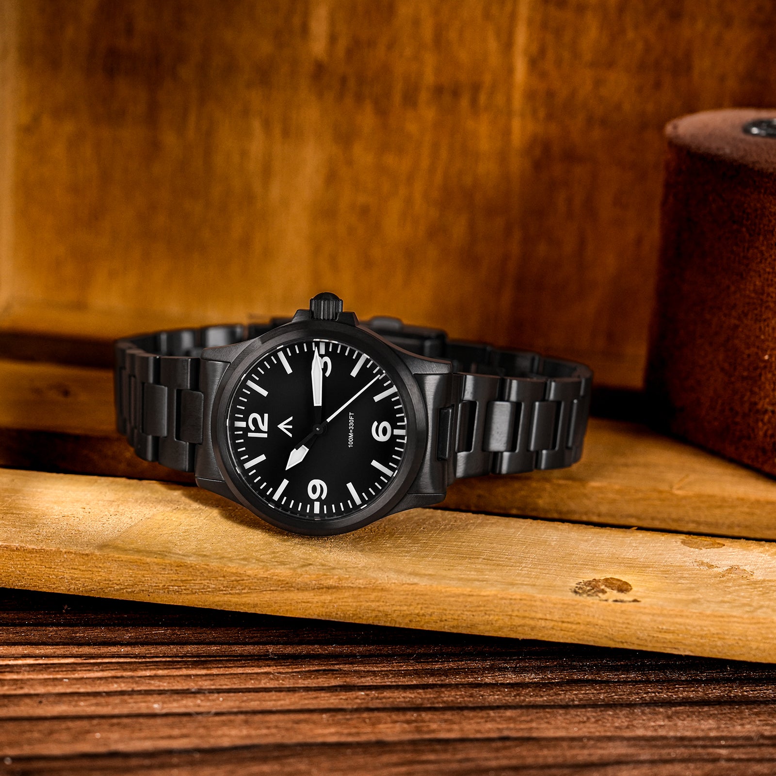 ★11.11 Sale★Militado 36mm Field Watch VH31 Sweeping Movt Men Watch ML18