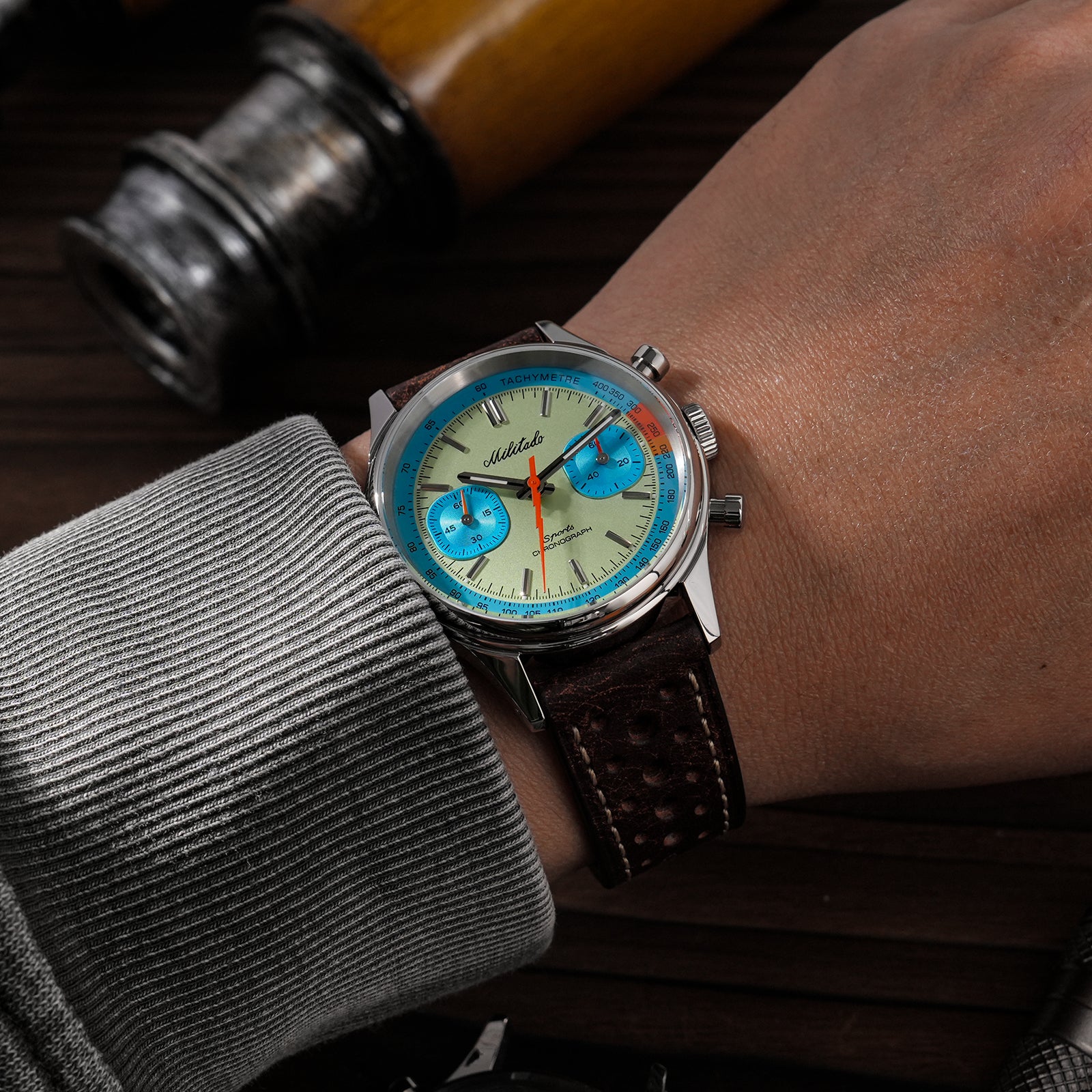 💥Flash Sale💥Militado Miyota 6S21 Chronograph Watch 40mm Men Watch ML23