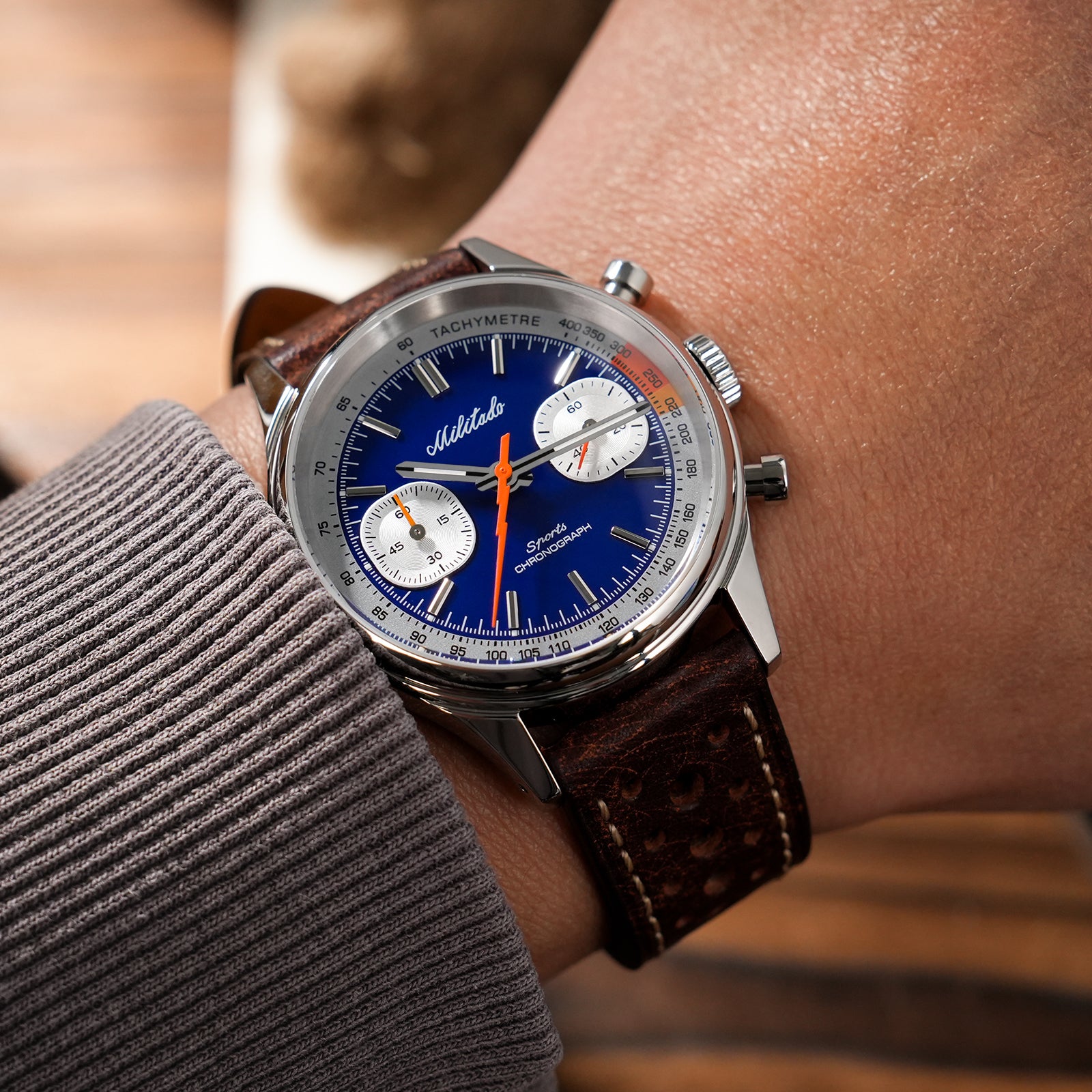 💥Flash Sale💥Militado Miyota 6S21 Chronograph Watch 40mm Men Watch ML23