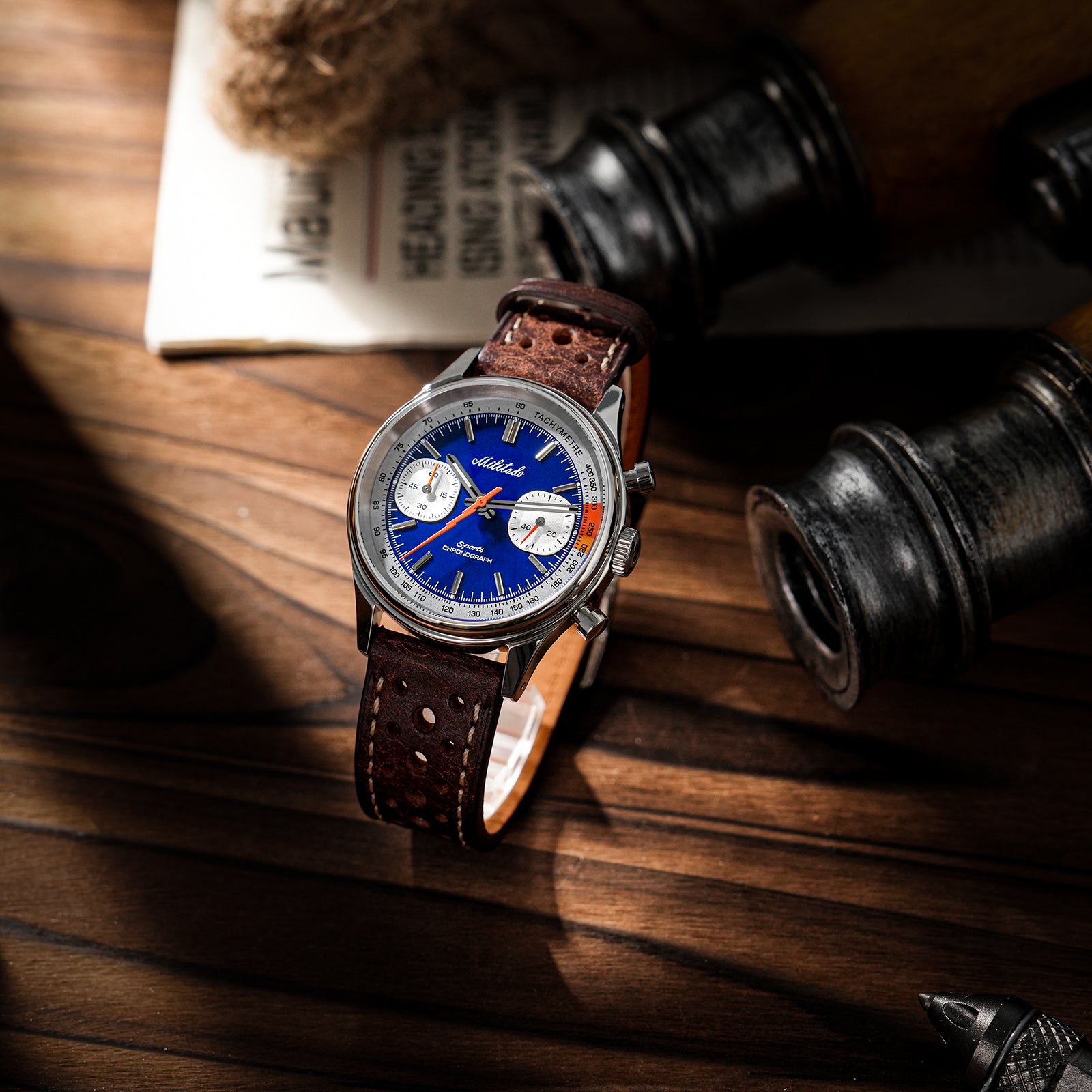 💥Flash Sale💥Militado Miyota 6S21 Chronograph Watch 40mm Men Watch ML23