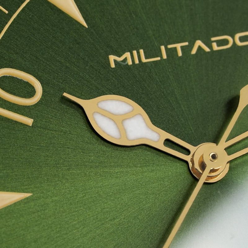 Militado 36 mm Reloj de campo de cuarzo D12 - Agujas tipo lápiz