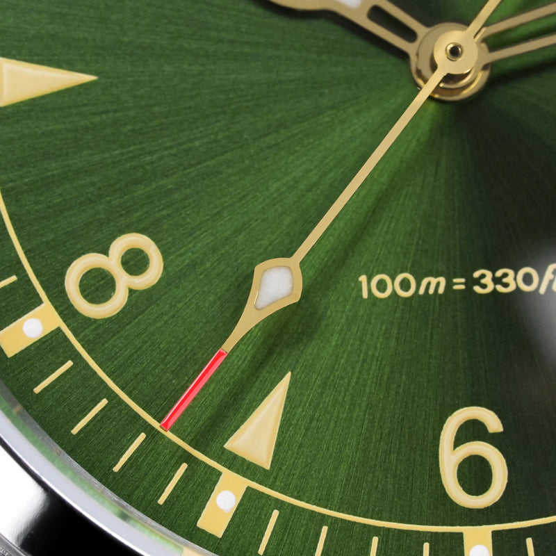 Militado 36 mm Reloj de campo de cuarzo D12 - Agujas tipo lápiz