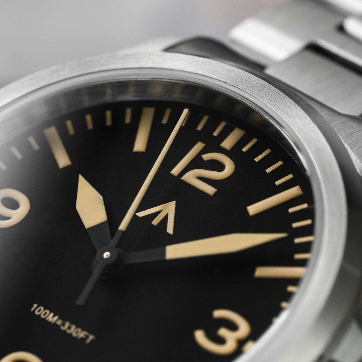 Militado 36mm Field Watch VH31 Sweeping Movt Men Watch ML18