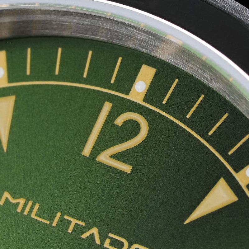 Militado 36 mm Reloj de campo de cuarzo D12 - Agujas tipo lápiz