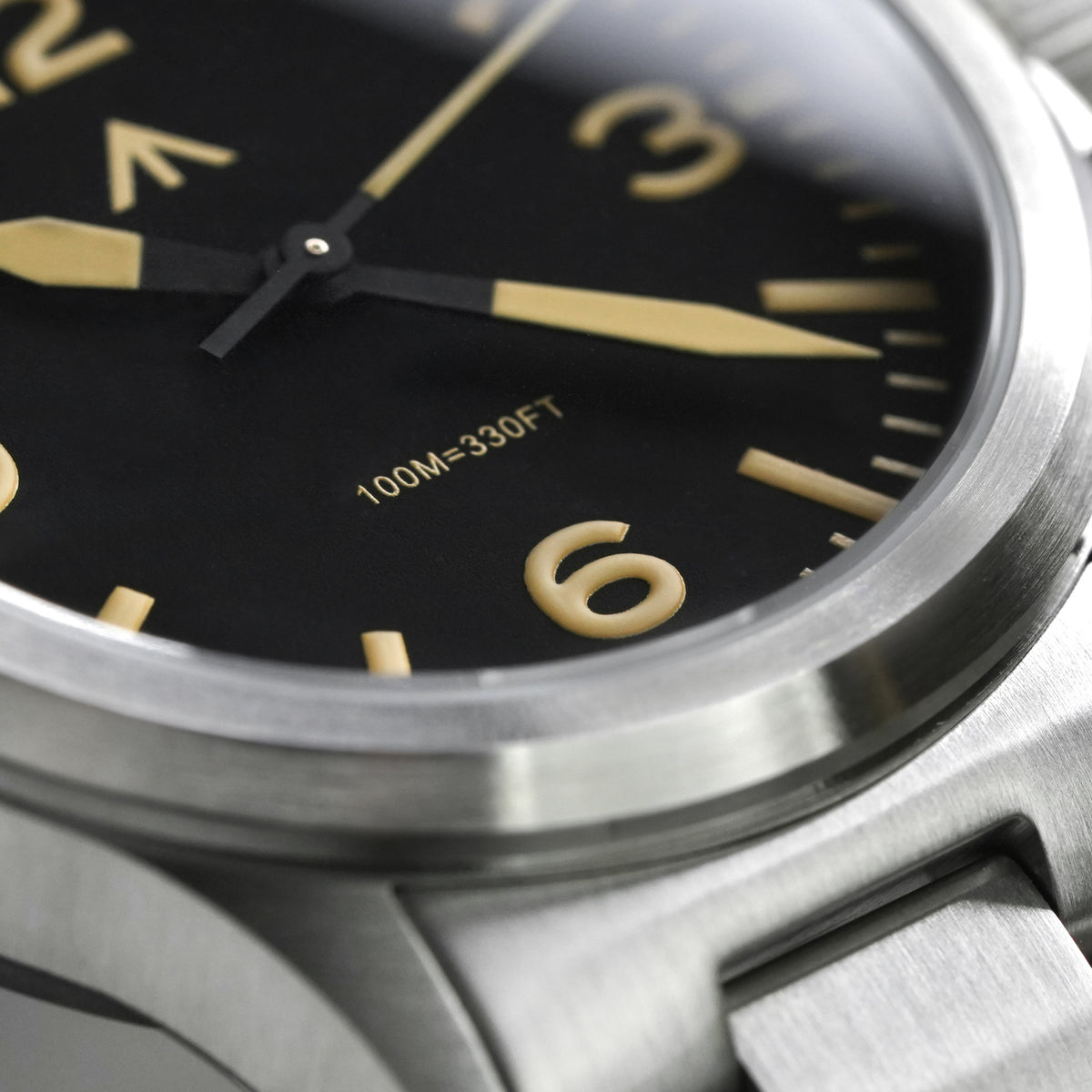 Militado 36mm Field Watch VH31 Sweeping Movt Men Watch ML18