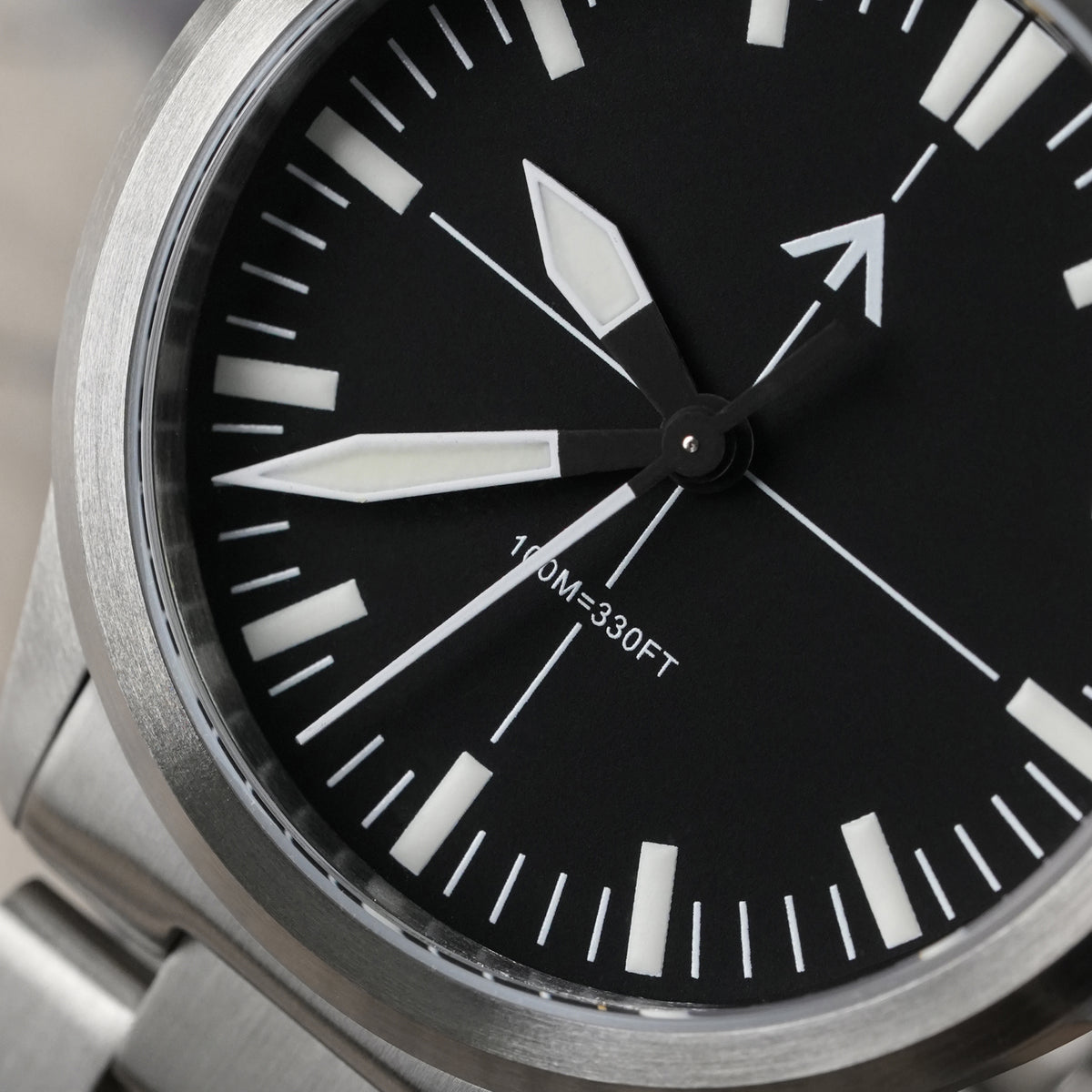 Militado 36mm Field Watch VH31 Sweeping Movt Men Watch ML18