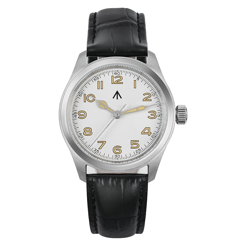 Militado VH31 38mm Sapphire Crystal Field Watch ML08 White Dial