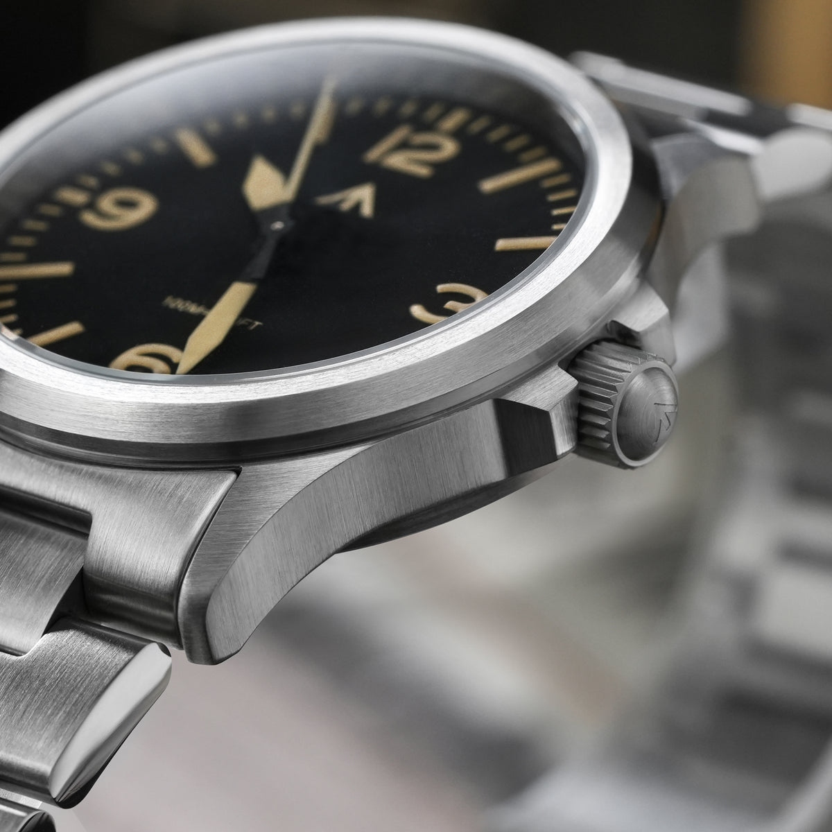 Militado 36mm Field Watch VH31 Sweeping Movt Men Watch ML18