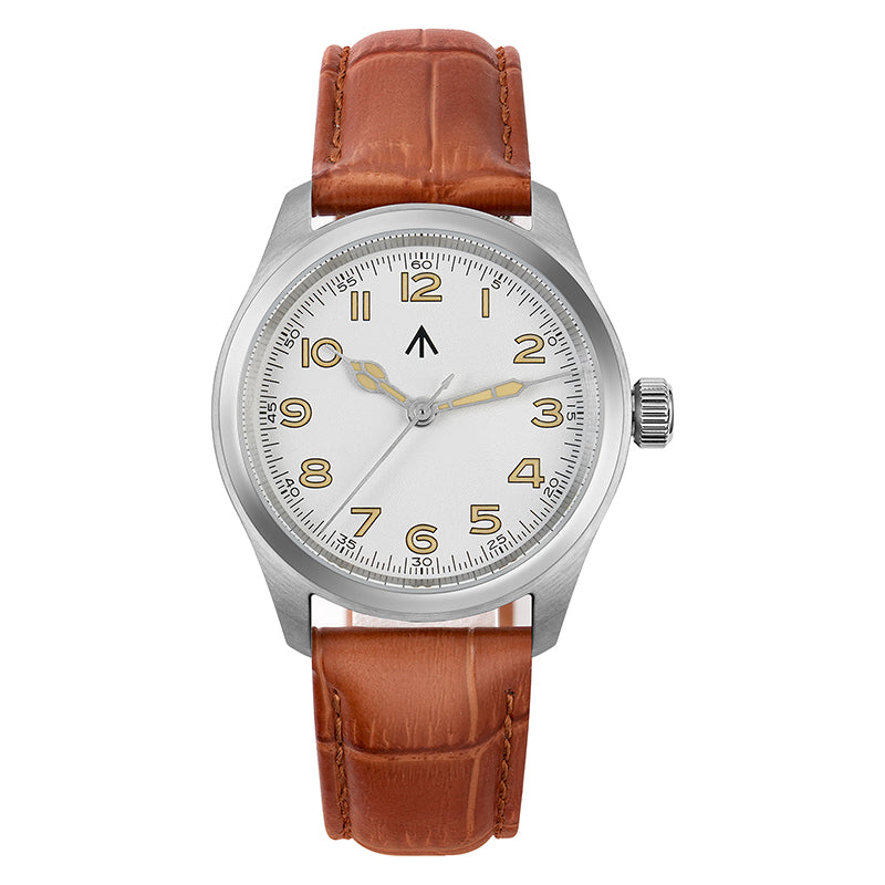 Militado VH31 38mm Sapphire Crystal Field Watch ML08 White Dial