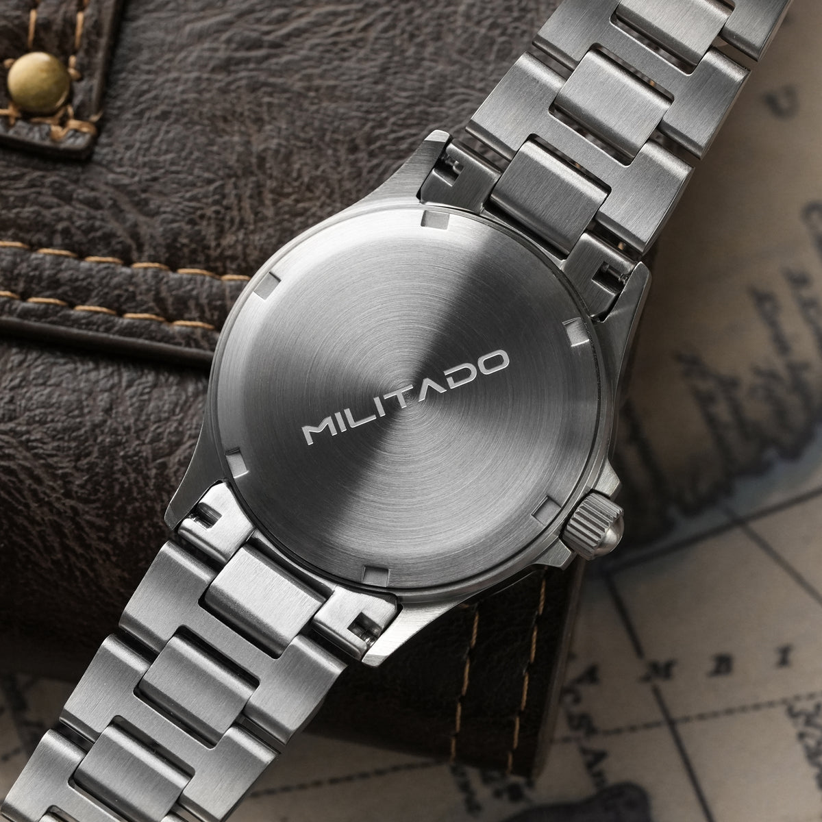 Militado 36mm Field Watch VH31 Sweeping Movt Men Watch ML18