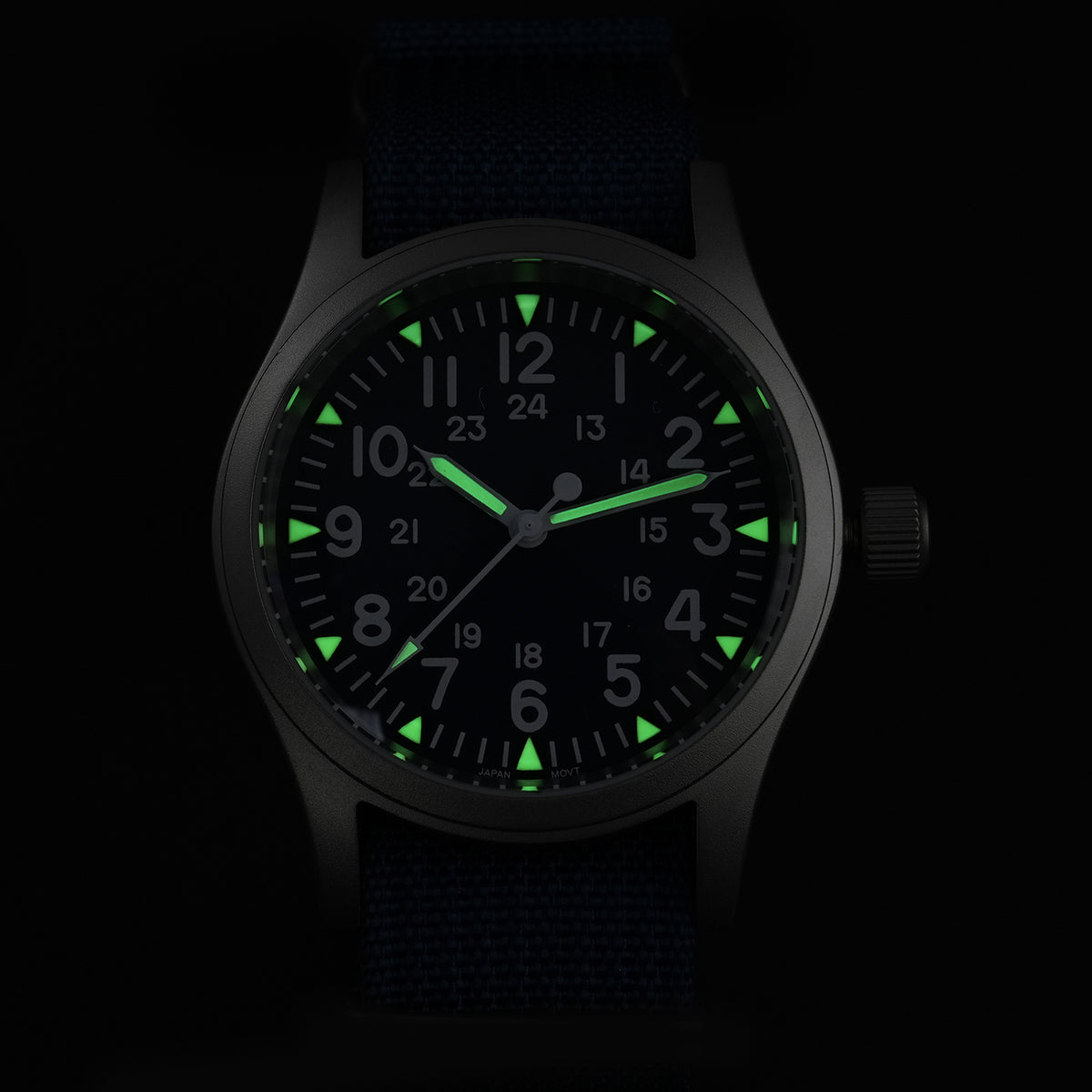 Militado 38mm Field Watch 2035 Movt Military Watch ML05B